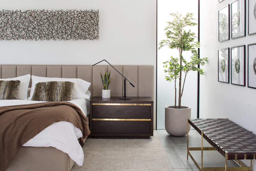 Irene Kim Coppedge - Projects- Modern Organic - Coronado, California - Master Bedroom Side Table