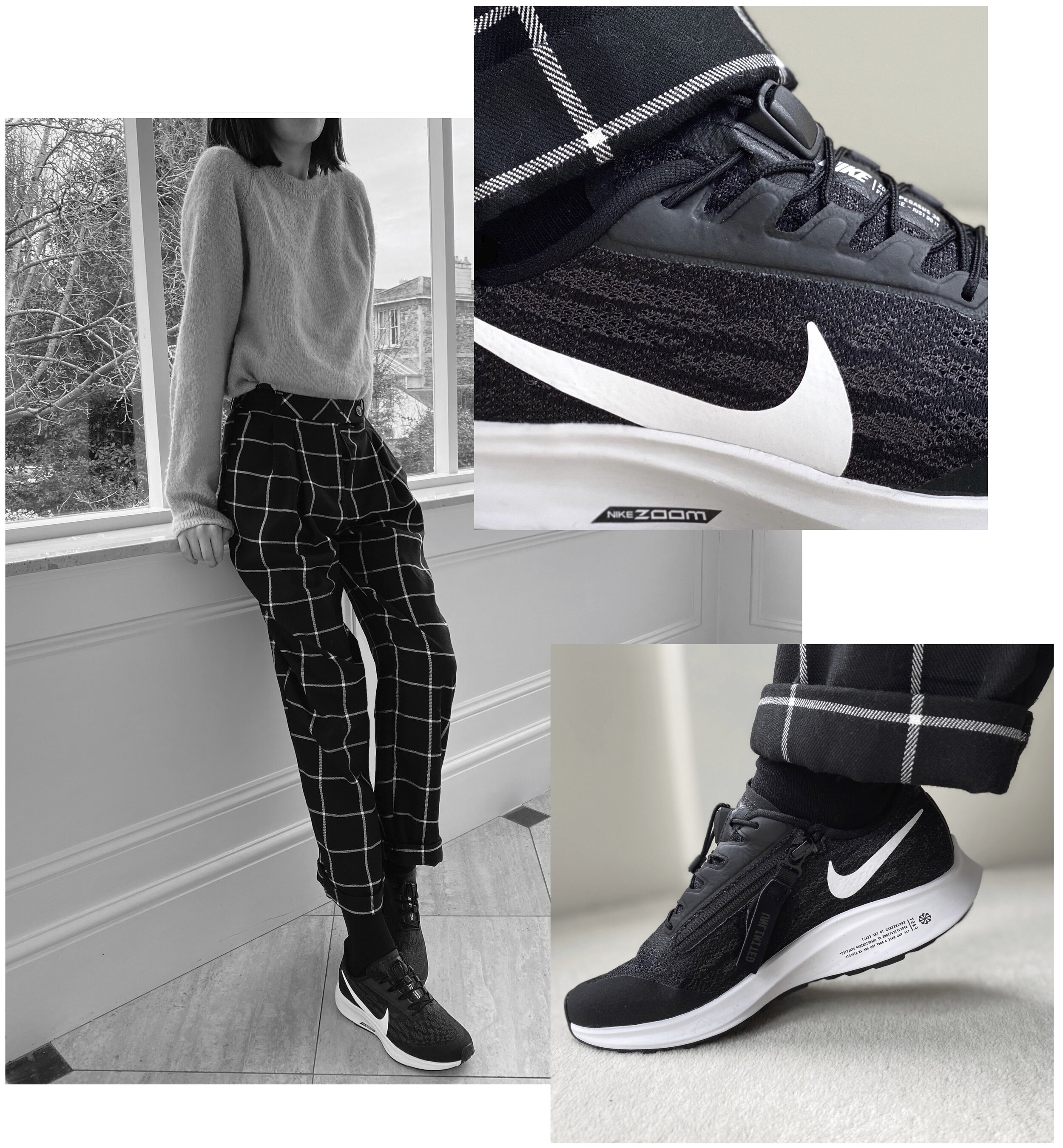 nike zip up trainers