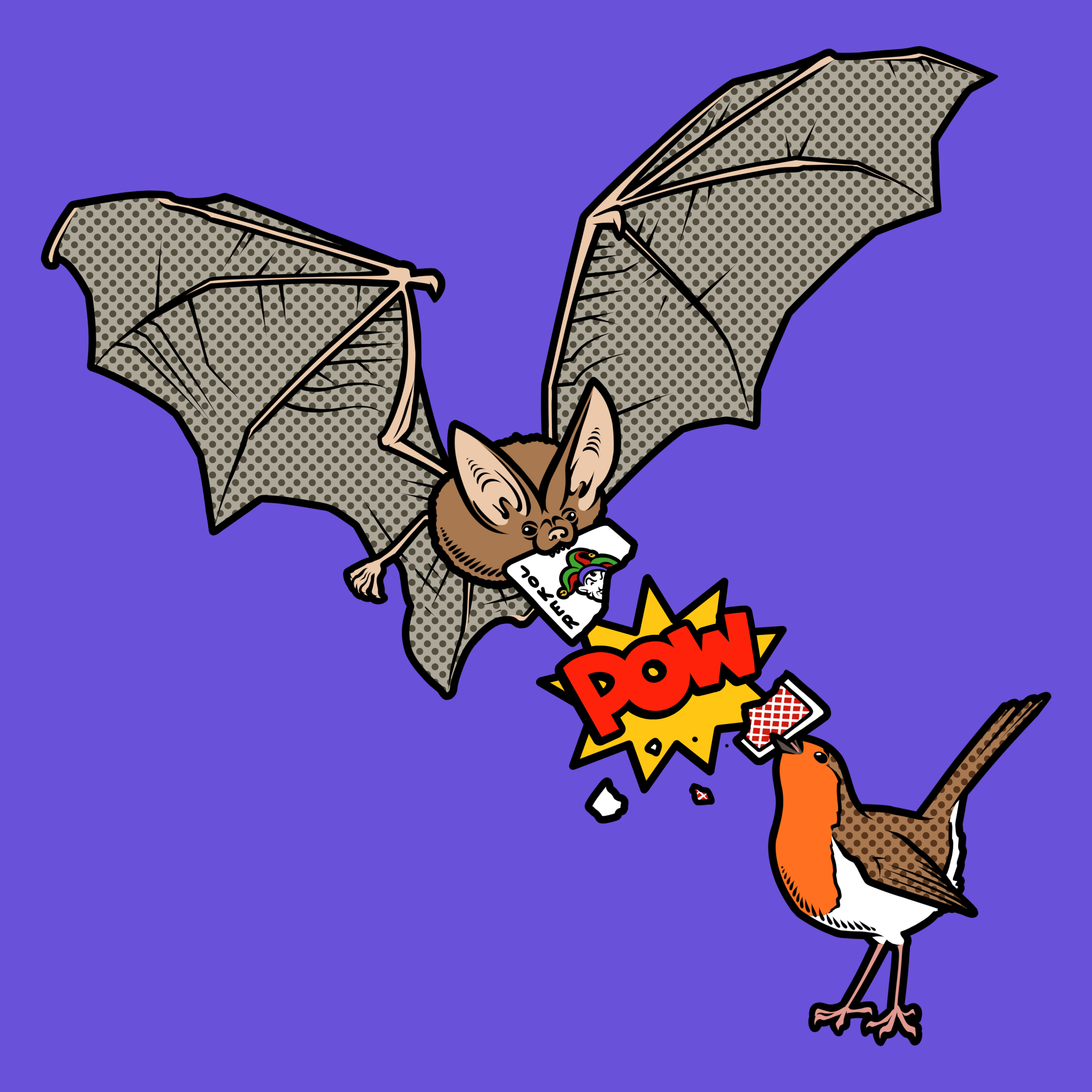 Bat, Robin & Joker t-shirt