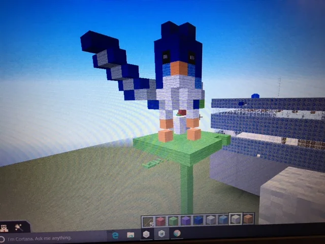 Momotarō's feathered friend is almost ready to take flight.