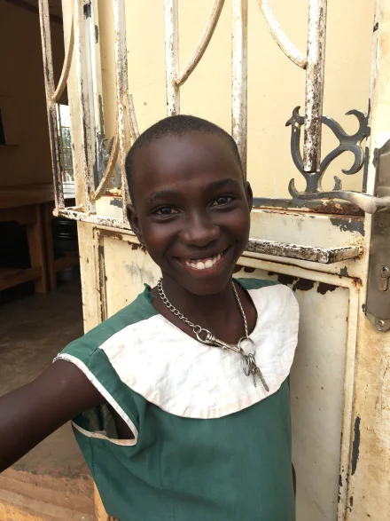 Our friend, Joanne. She is a student of St. Ann’s Madera (P5)*