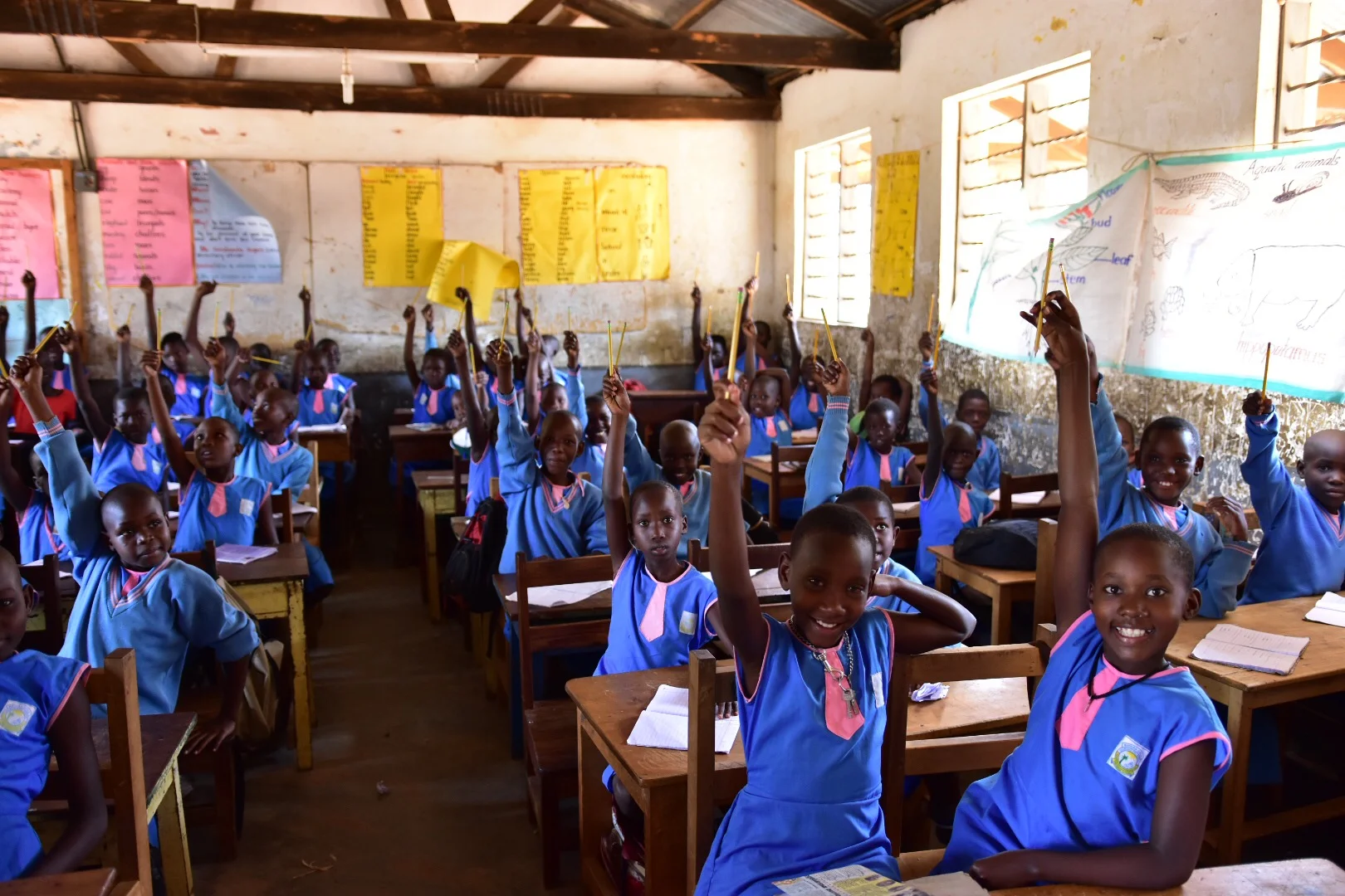 Mission Madera provided new pencils to students in the Summer of 2018.
