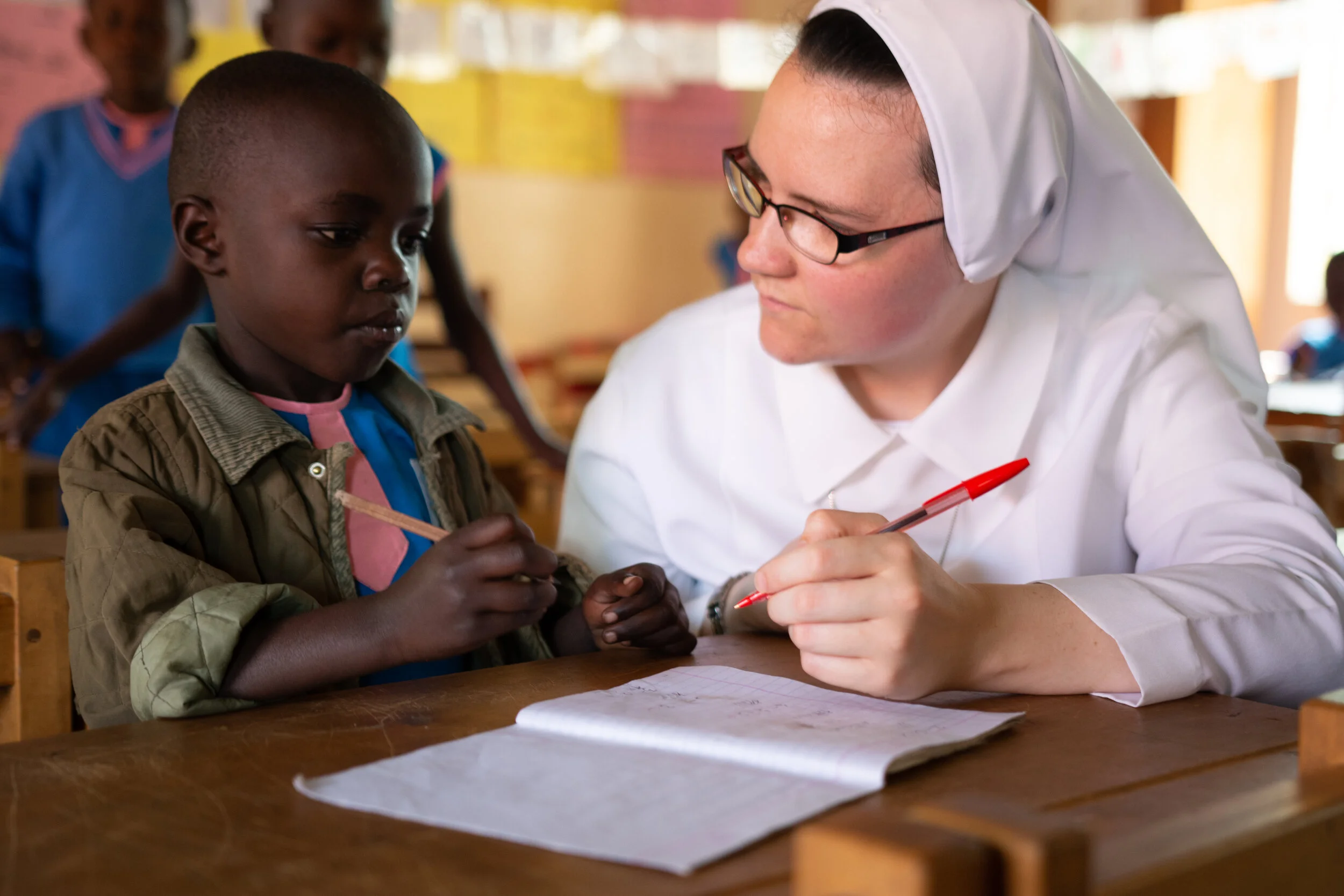 Sr. John Paul, SCC teaching in Uganda (2019)