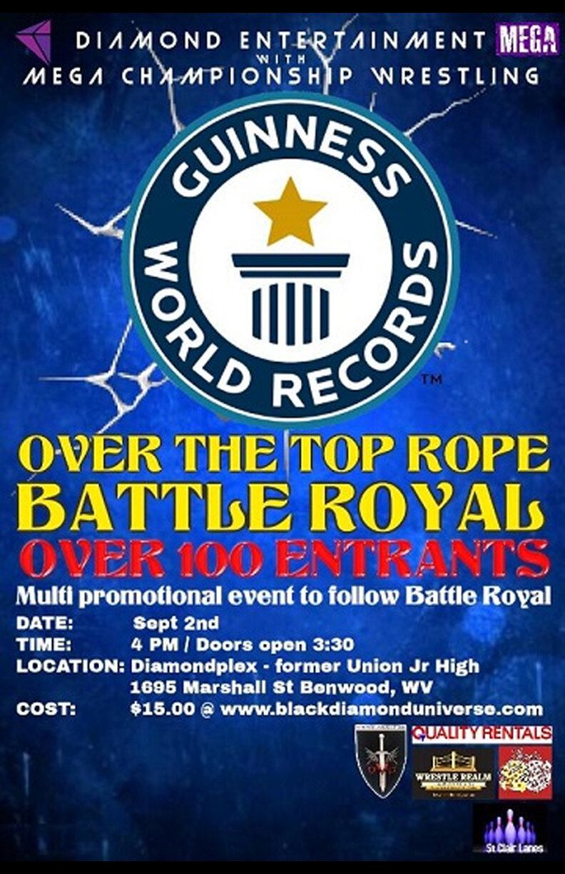 Guinness World Records Over the Top Battle Royal — Indy Wrestling US