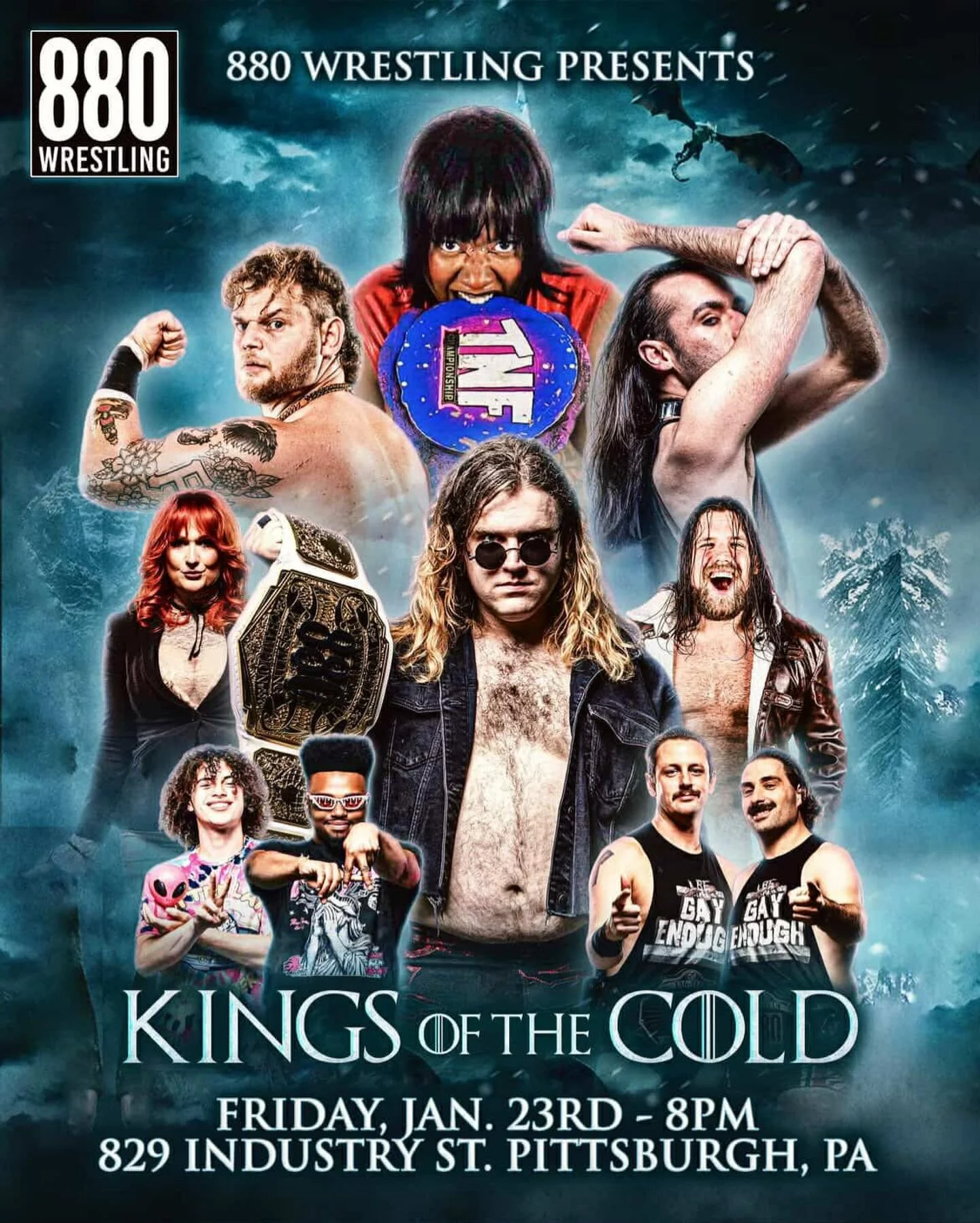 King of the Cold - 880 Wrestling  