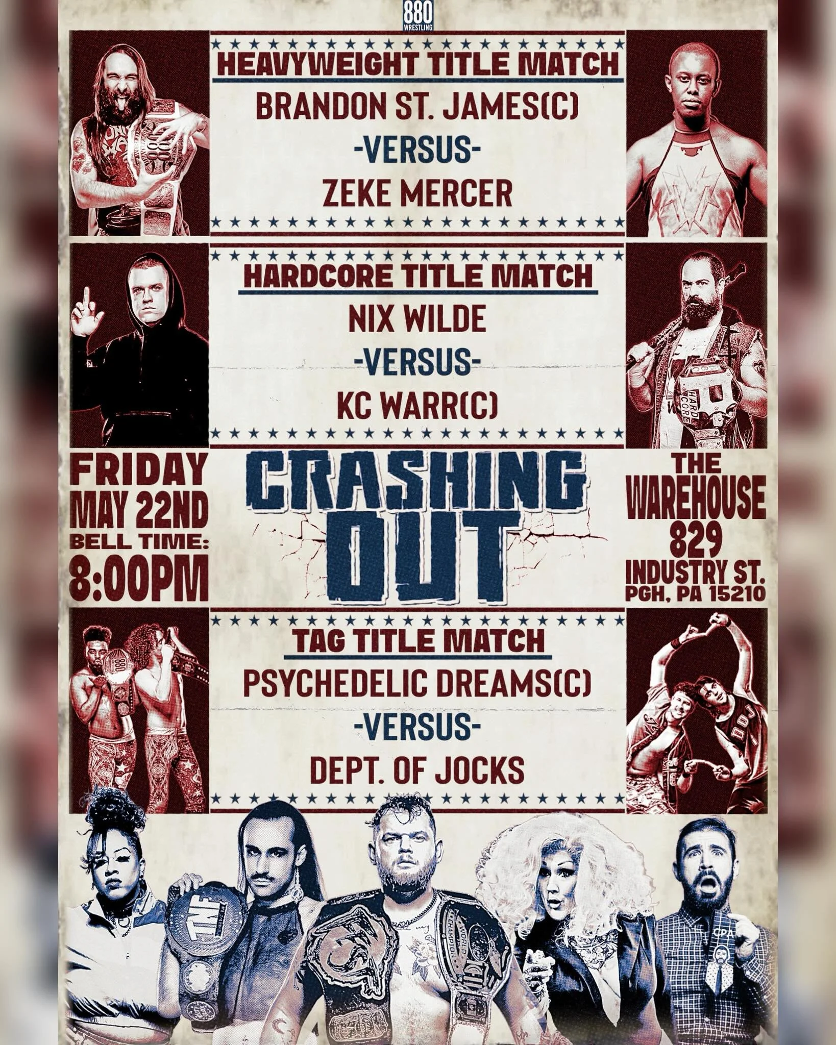 Crashing Out - 880 Wrestling