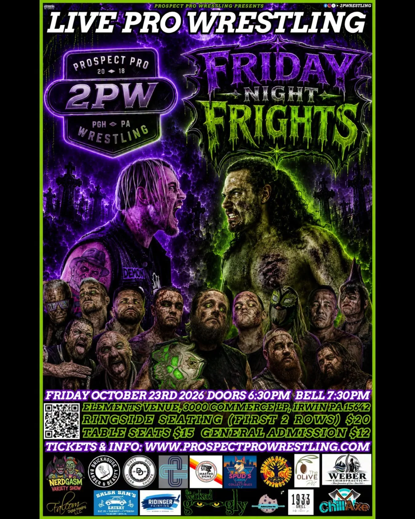 Friday Night Frights - 2PW
