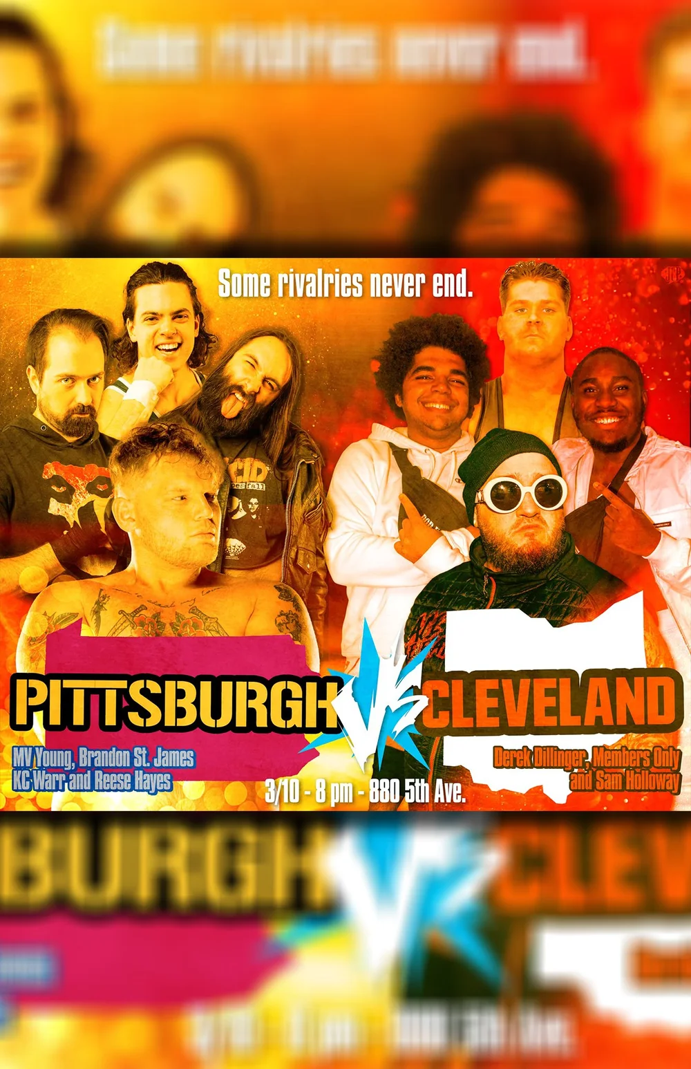 Pittsburgh vs Cleveland — Indy Wrestling US