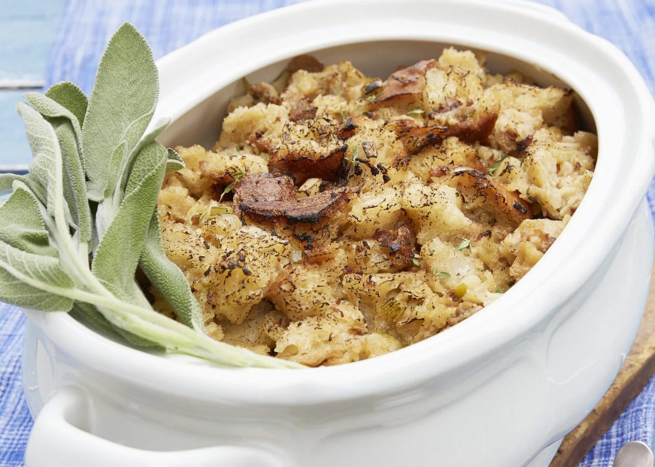 Fresh Sage Makes the Difference In This Sausage Stuffing