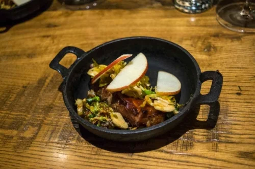 Cast iron serving dish at Southbound.