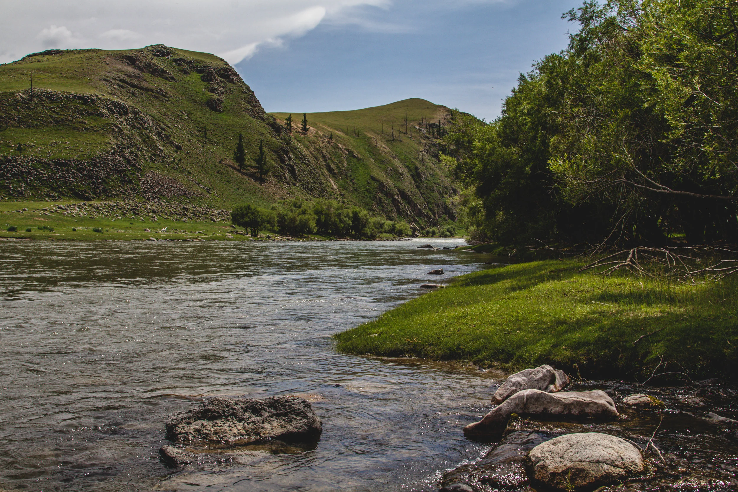 Even when tired and bleary-eyed, the landscapes were stunning and we knew they were only going to grow more and more gorgeous as we ventured further into remote Mongolia.