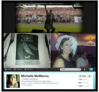 Greg Summers and Michelle McManus help SANDS