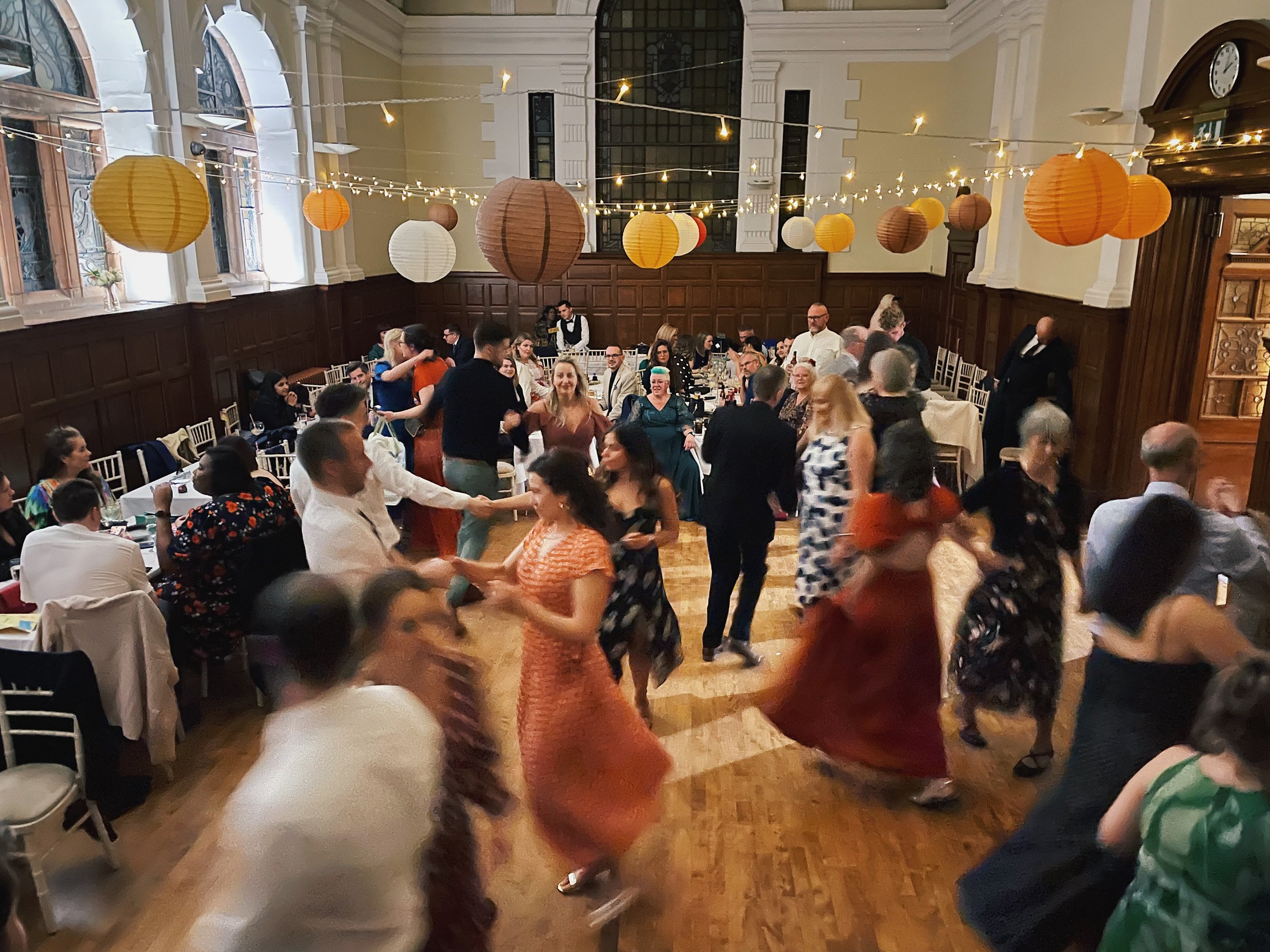 A clog'd up dance floor!
