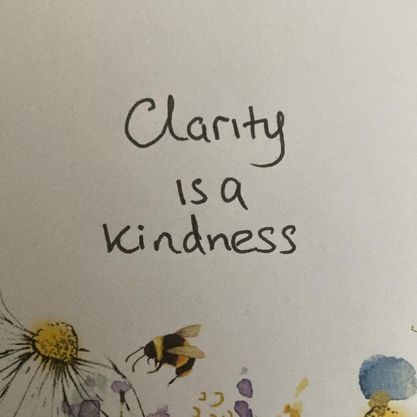 Clarity is a kindness 
Moving away from 
&ldquo;It&rsquo;s up to you&rdquo; and &ldquo;I don&rsquo;t mind&rdquo; 
Towards 
&ldquo;I&rsquo;d really like to do that&rdquo; or &ldquo;I don&rsquo;t want to do that&rdquo; 

#clarity #kindness #yes #friend