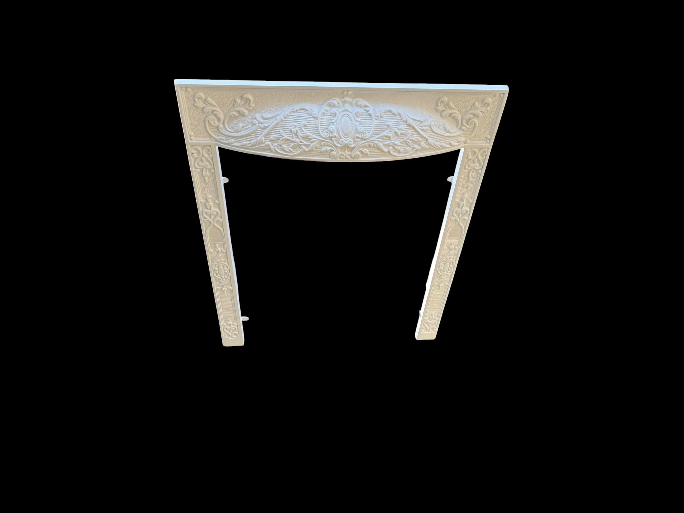 restored-cast-iron-fireplace-frame-white-scrollwork-black-widow-blasting-central-virginia-va.jpg