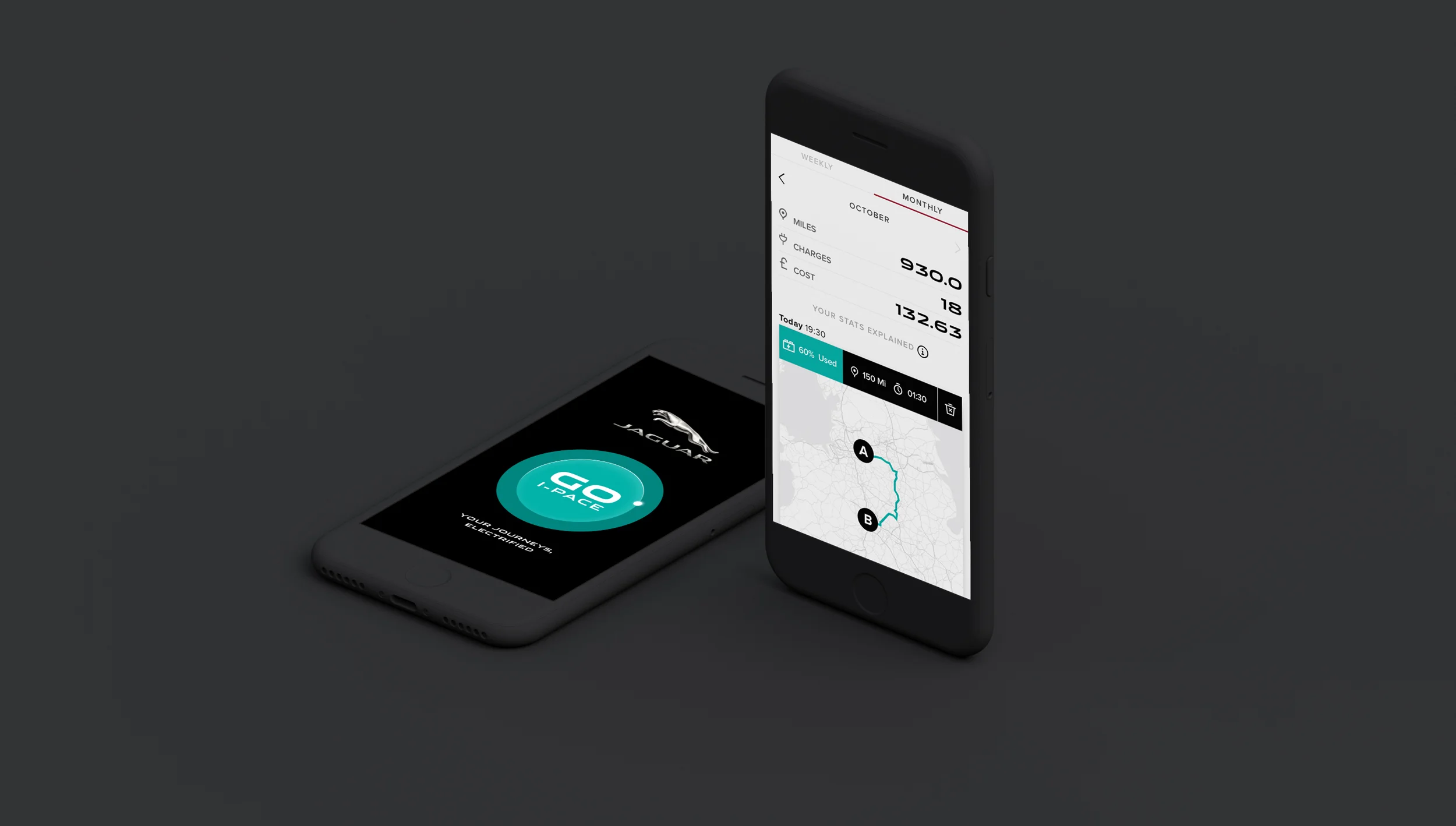 App Splash and Timeline screens