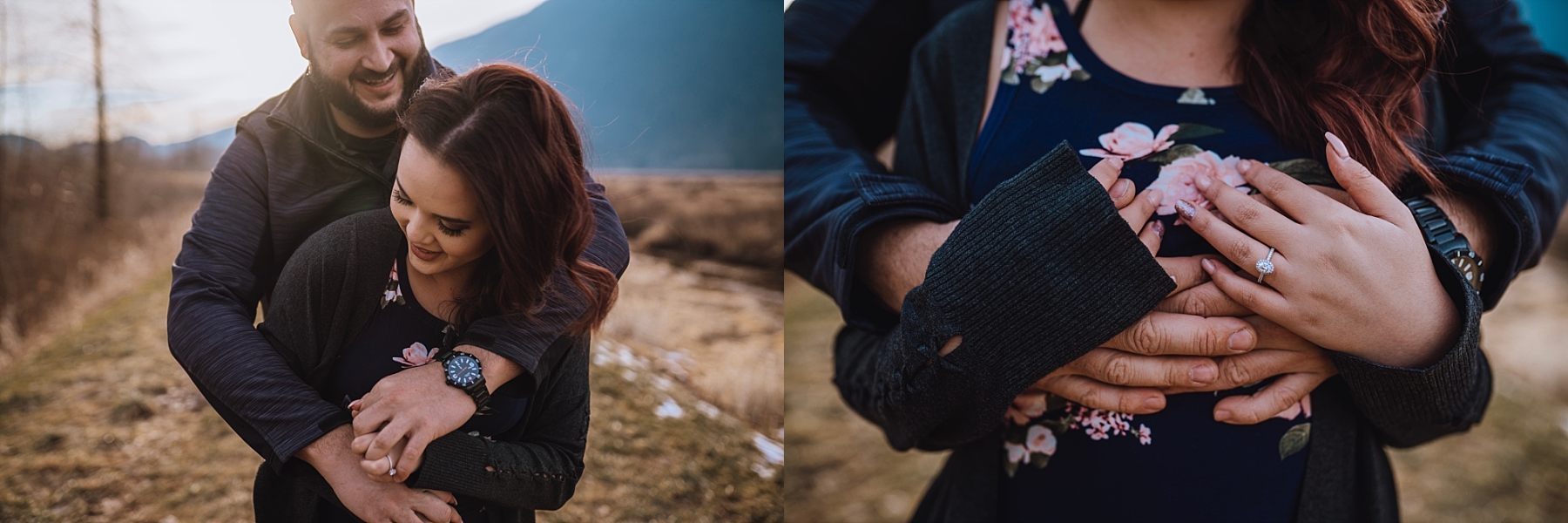 pitt lake engagement session