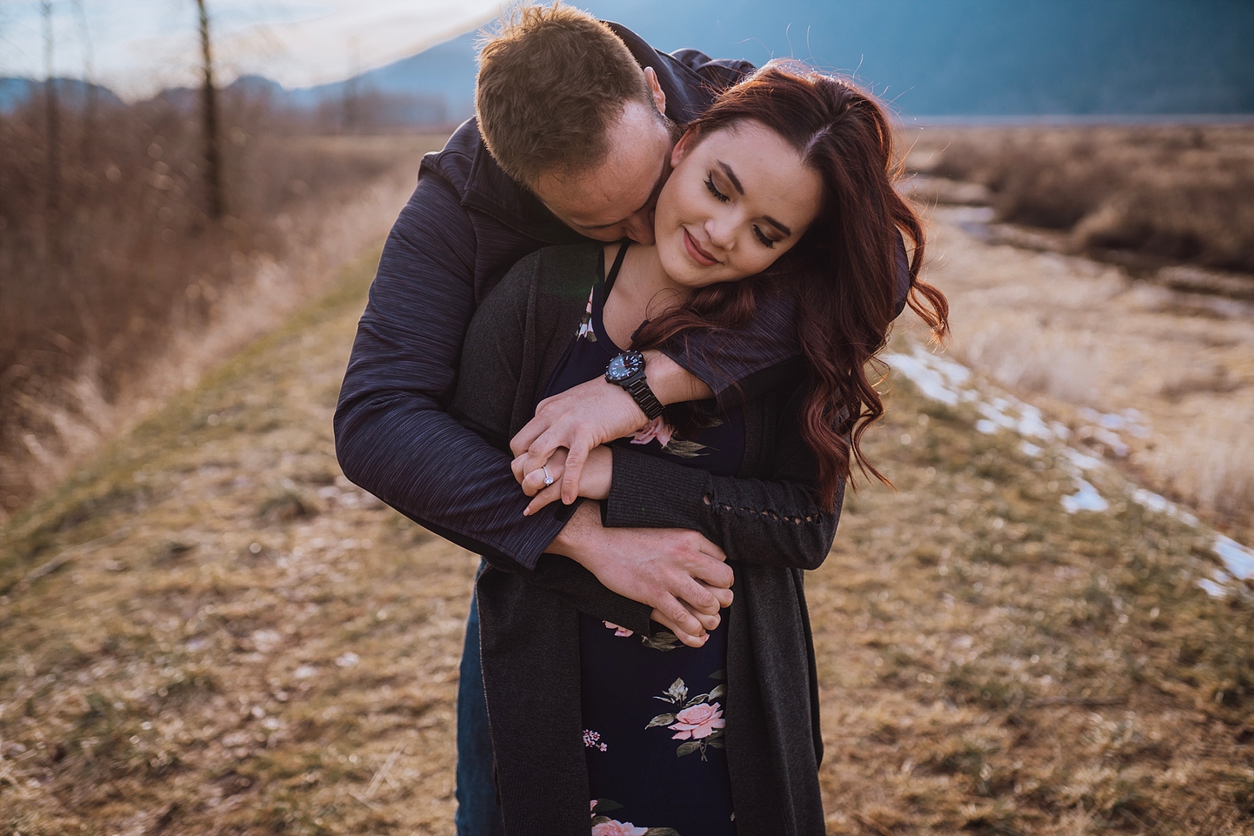 pitt lake engagement session