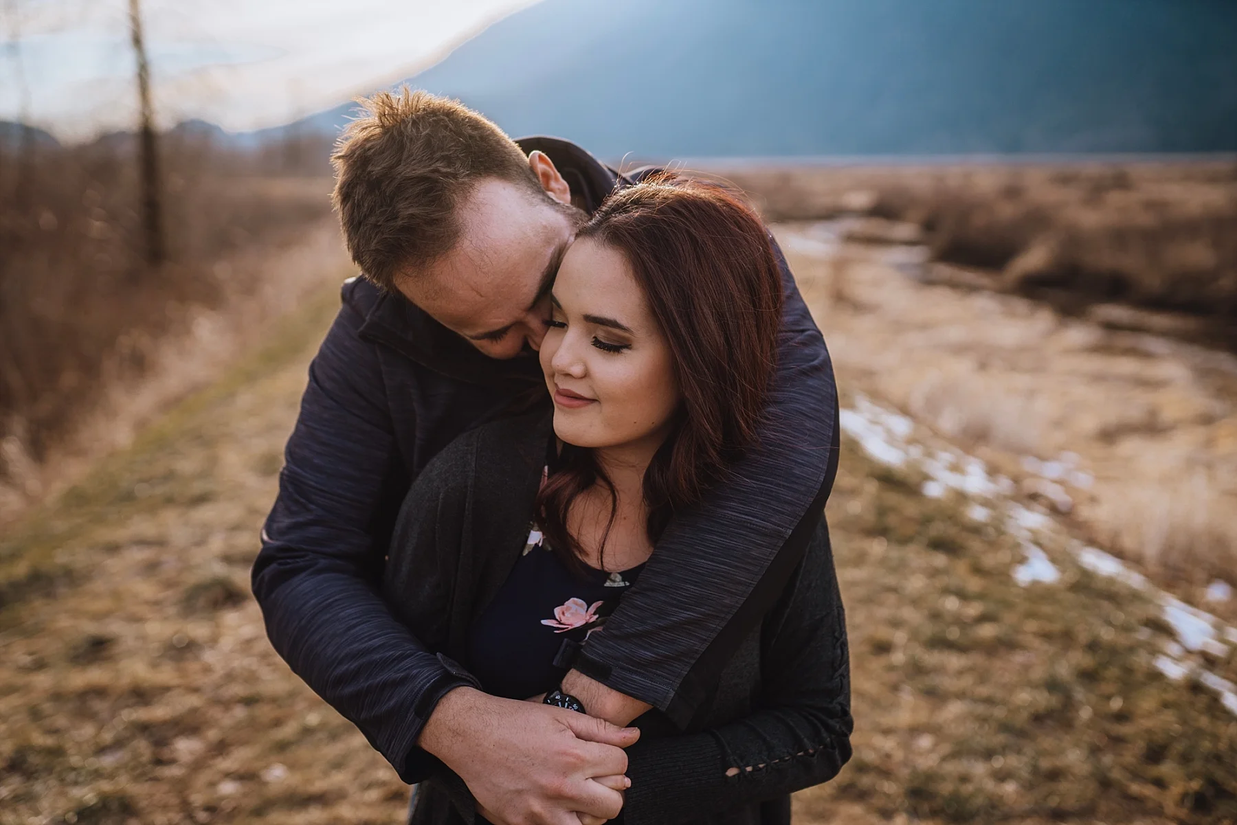 pitt lake engagement session