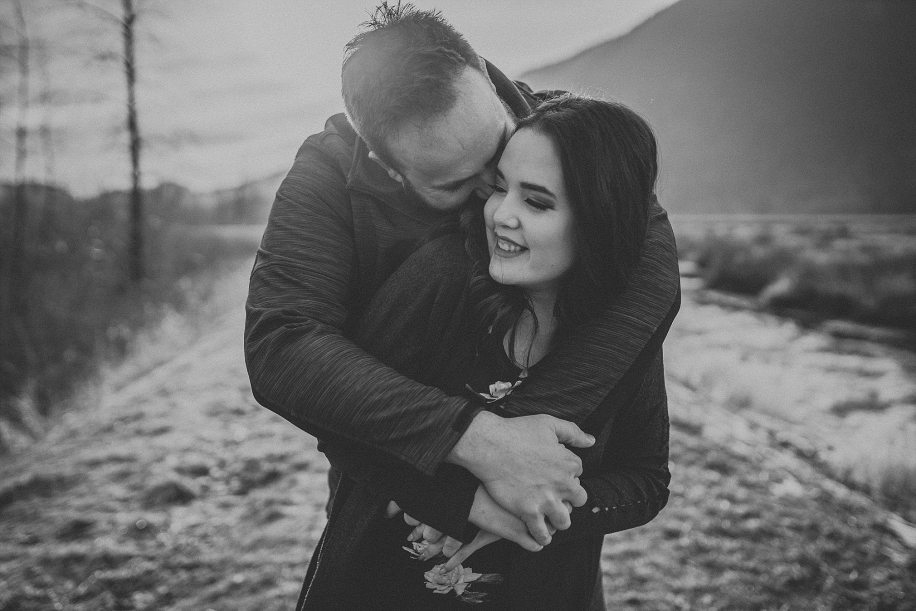 pitt lake engagement session