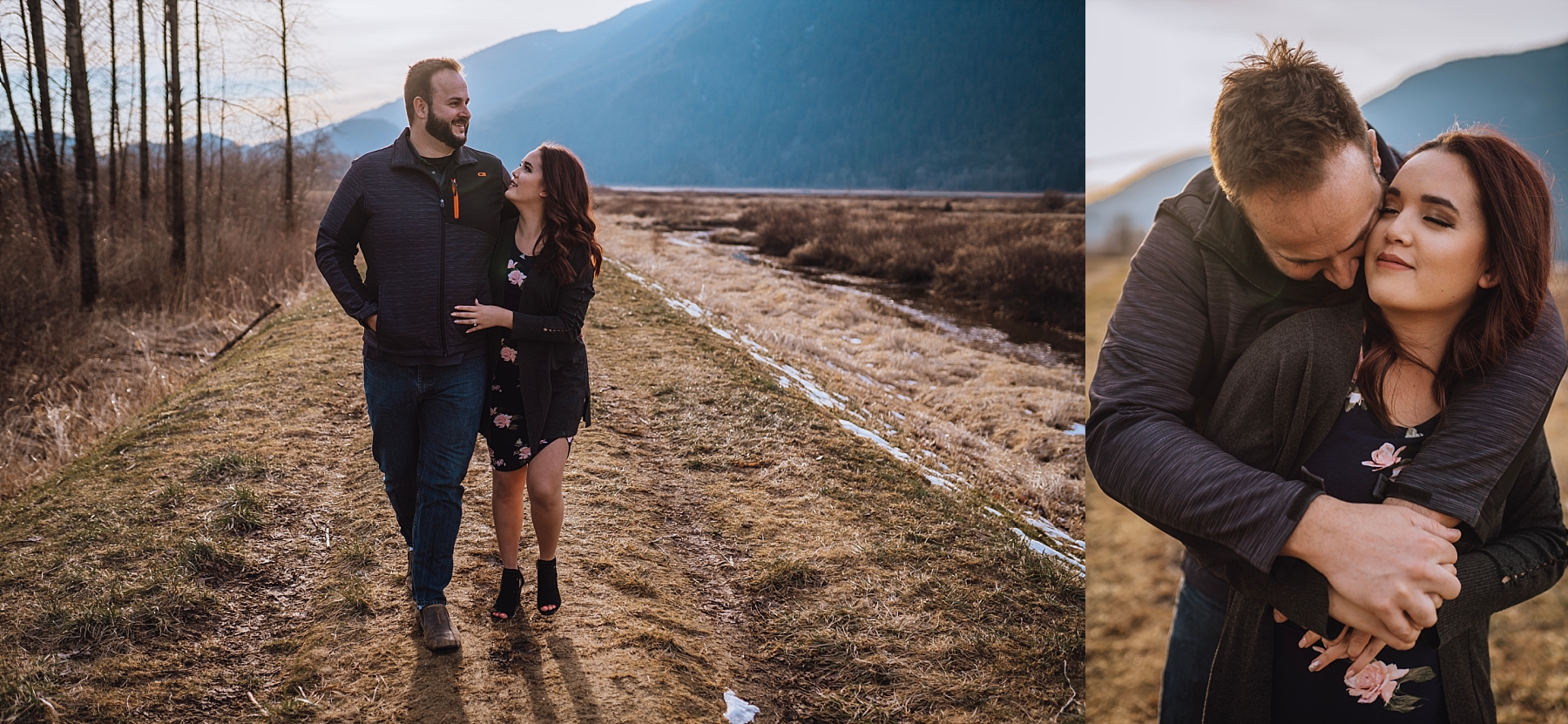 pitt lake engagement session