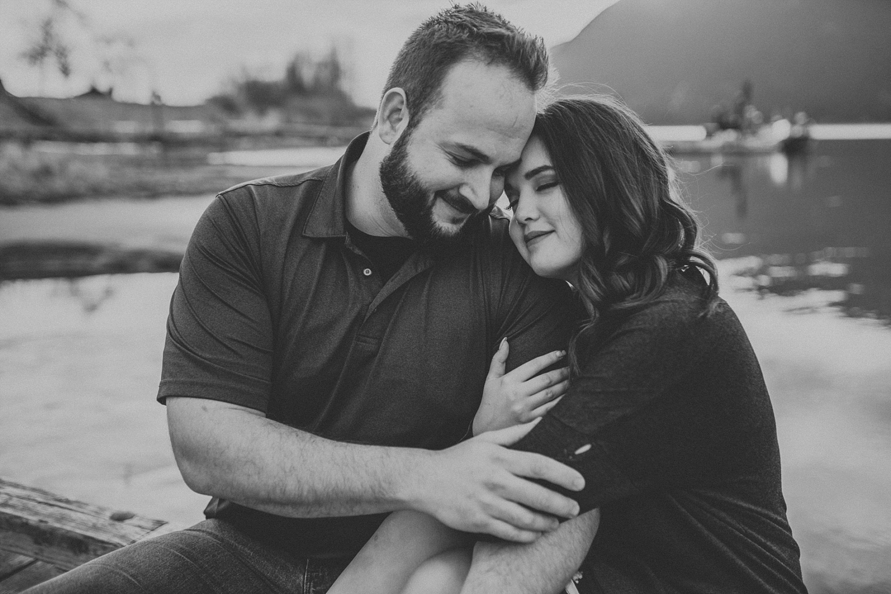 springtime engagement photos near vancouver