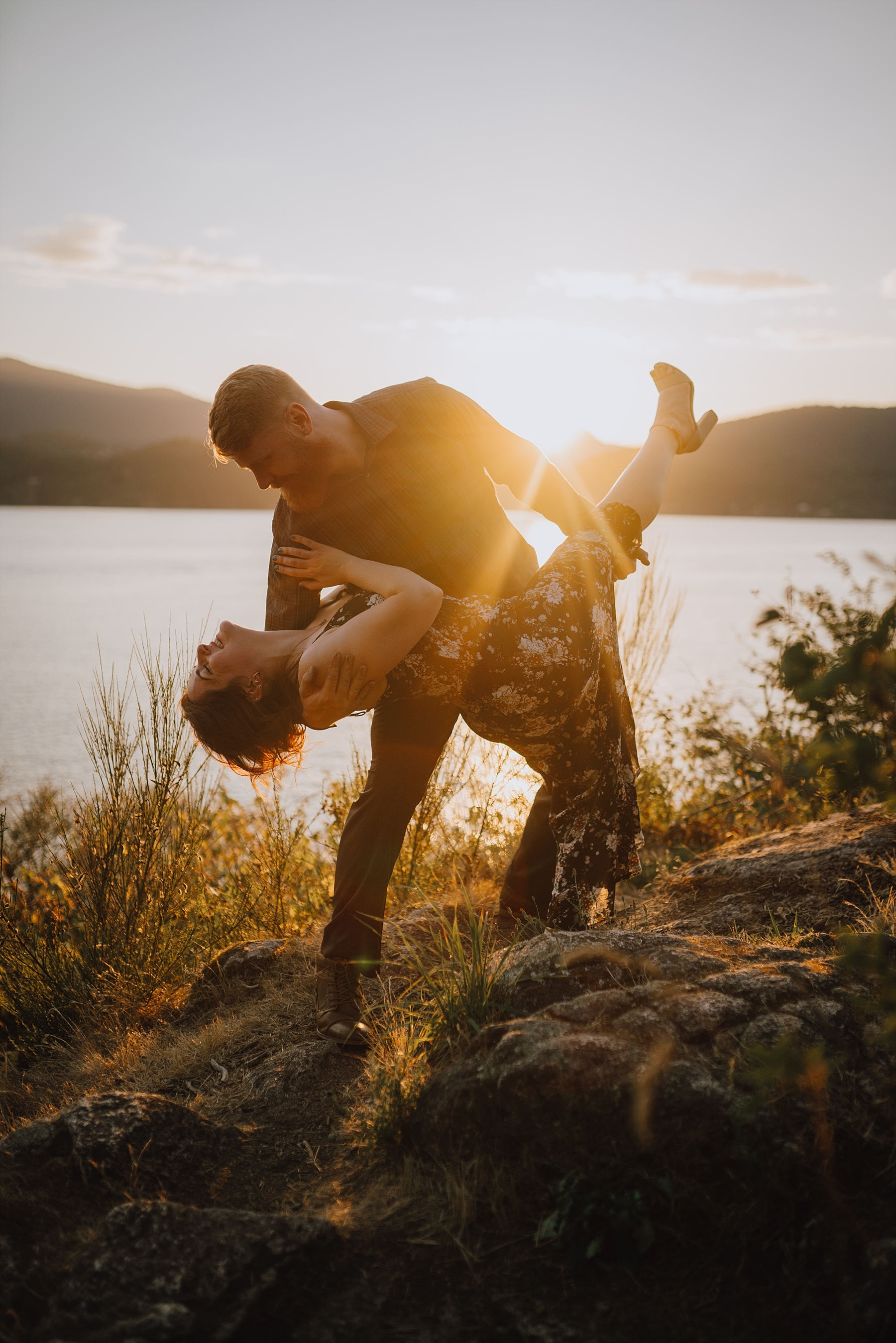 west vancouver engagement photos