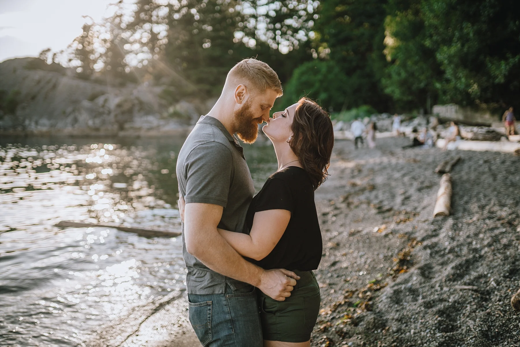 whytecliff park engagement photoshoot