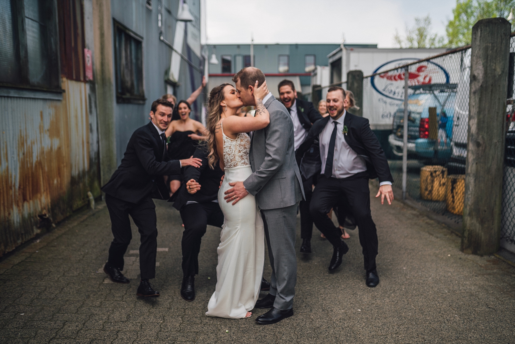 granville island wedding photos