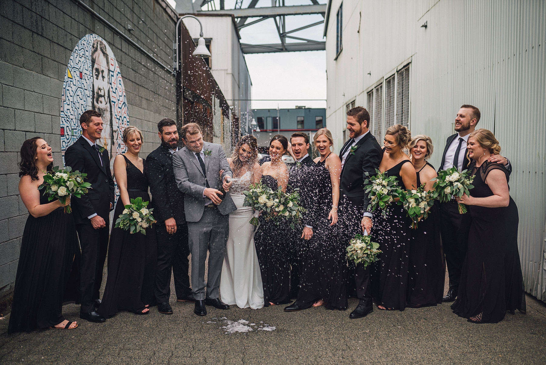 granville island wedding photos