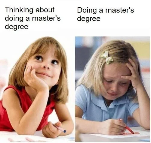 Grad School... Hard.