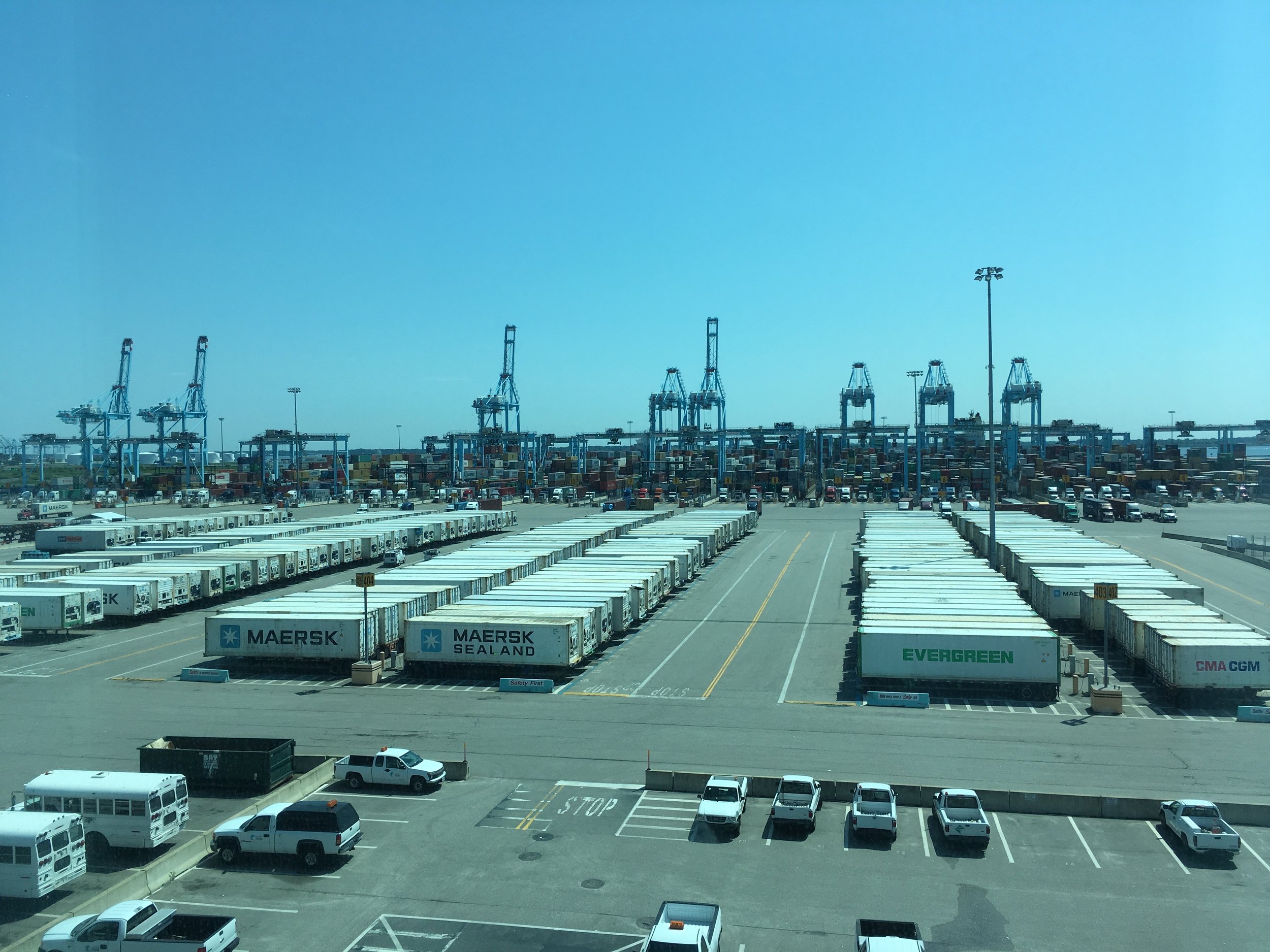 Automated container terminal, Hampton