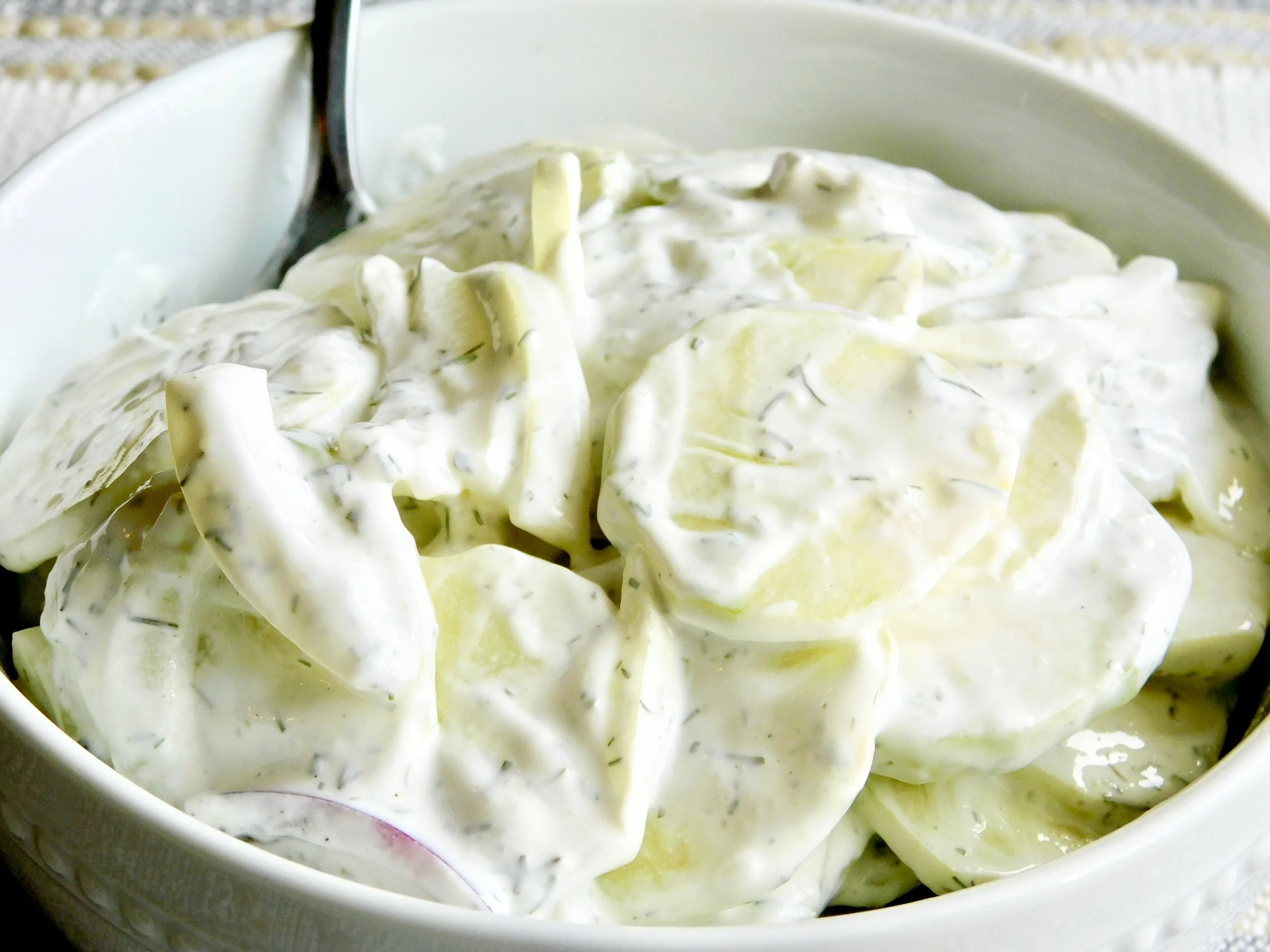Creamy Cucumber Salad