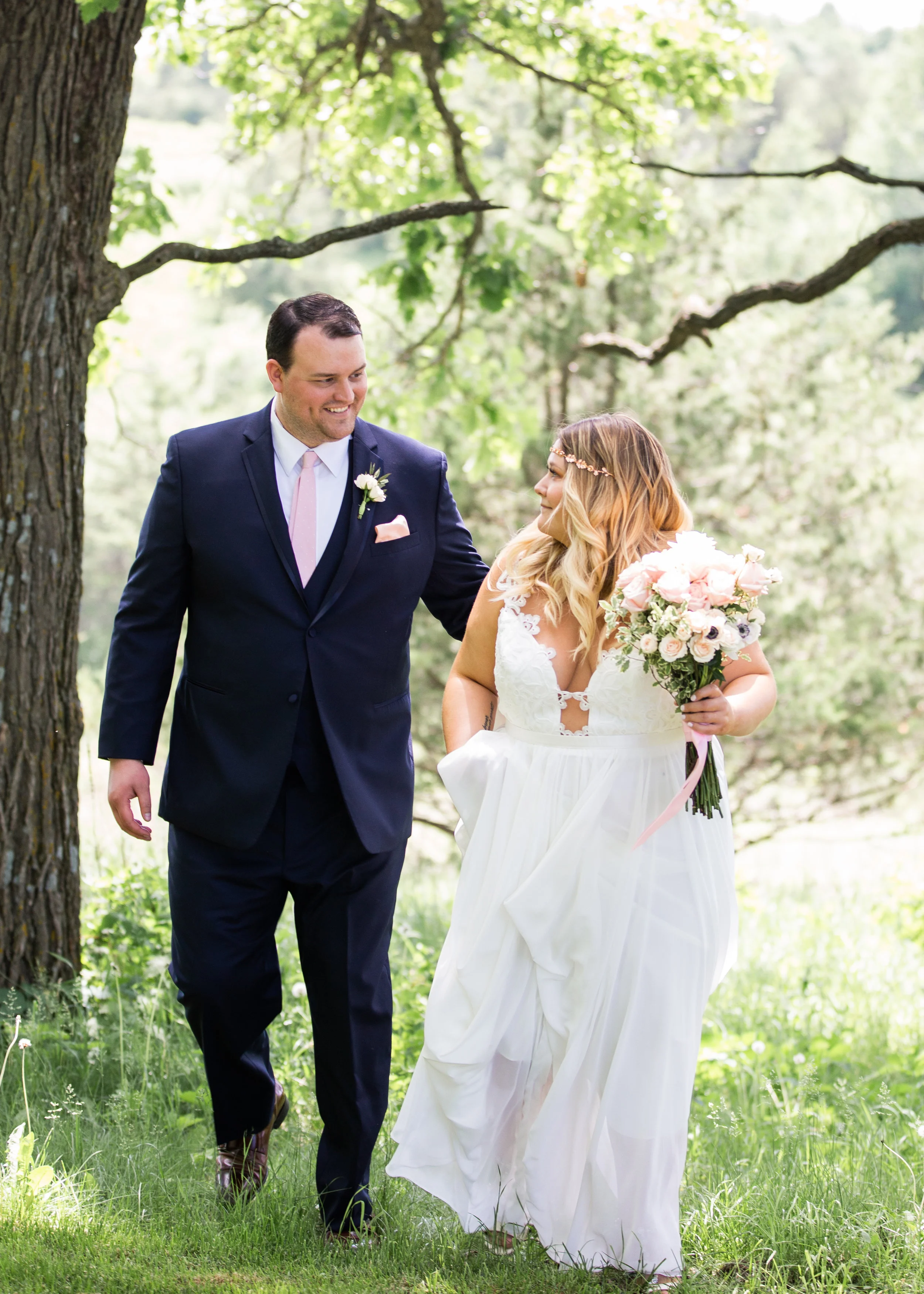 Photo / / Carly Mac Photography Dress / / Truvelle “Julie”, a&bé bridal shop , a&bé mpls This is me on my wedding day! I loved my gown so much and still do looking back at all of our photos.