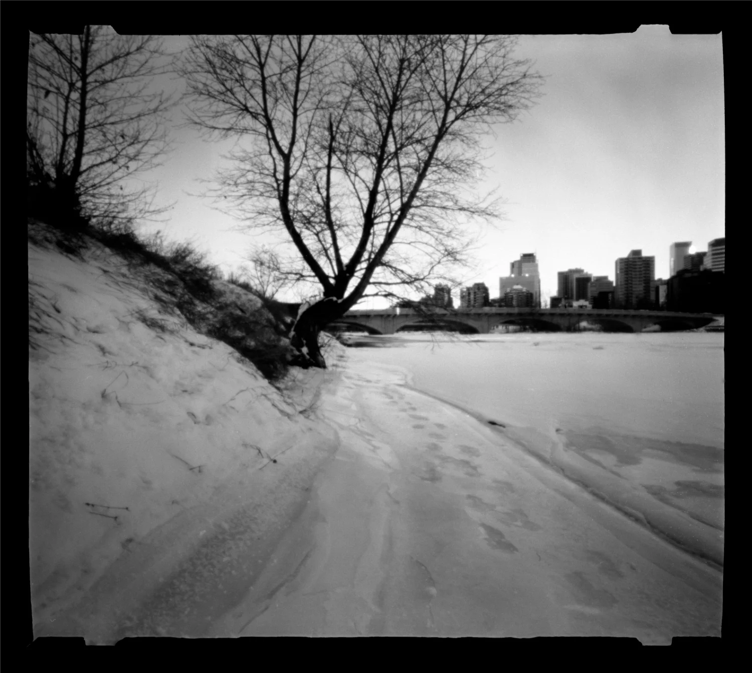 Bow River at the Louise Bridge