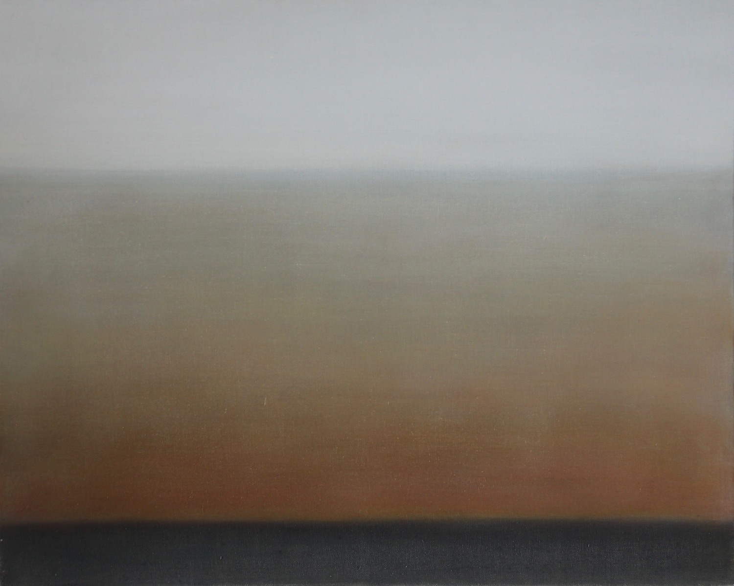   Across , 2002, Oil on canvas, 61.5 x 77cm  