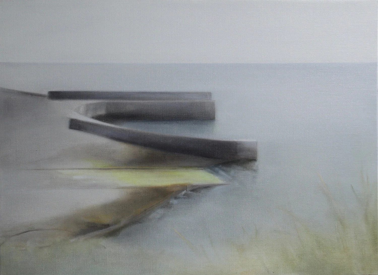  Down to The Harbour, Oil on Linen, 56 x 76cm, 2026 