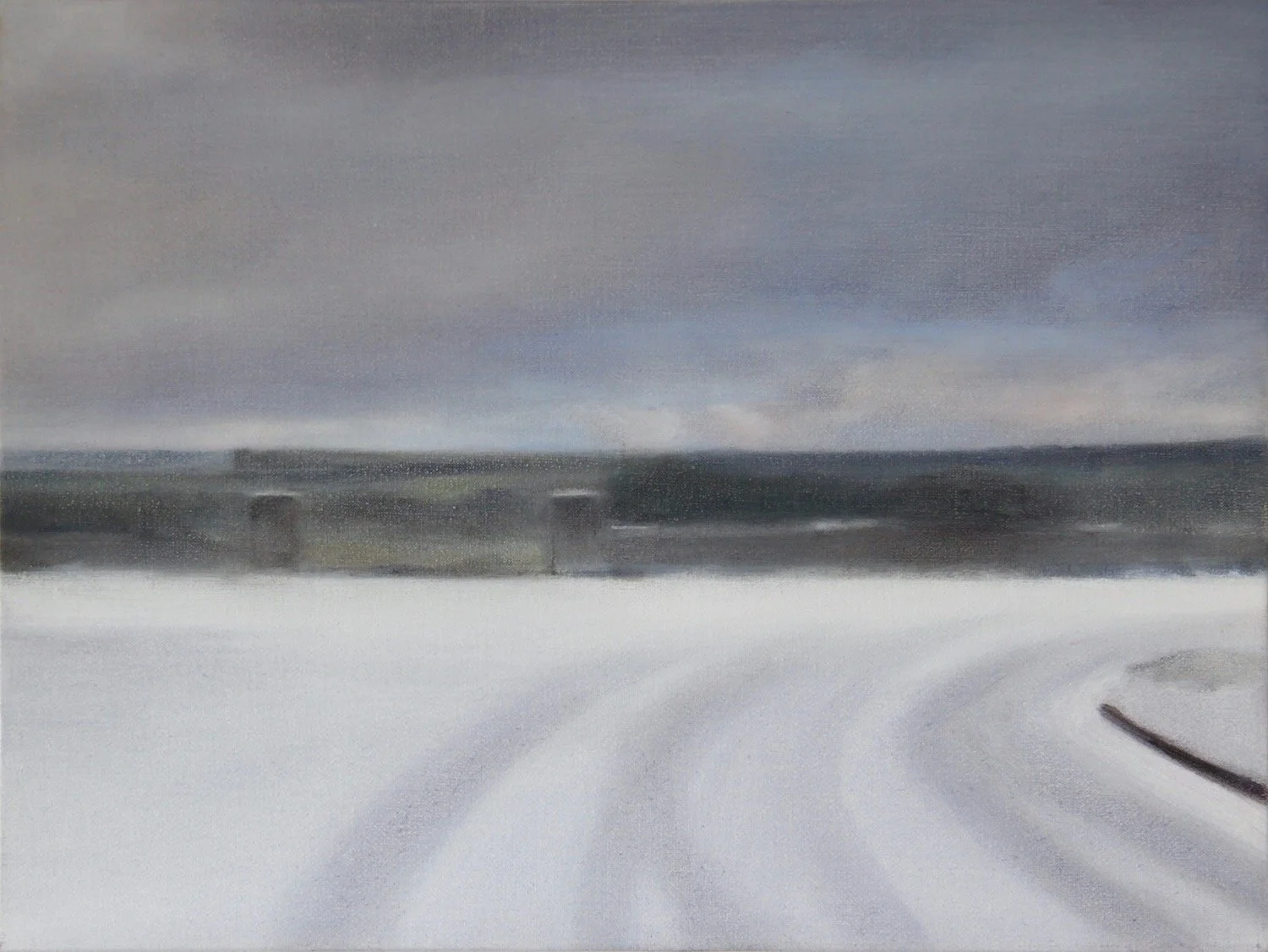  Winter Walk, Oil on Linen, 30 x 40cm,  2025-26 