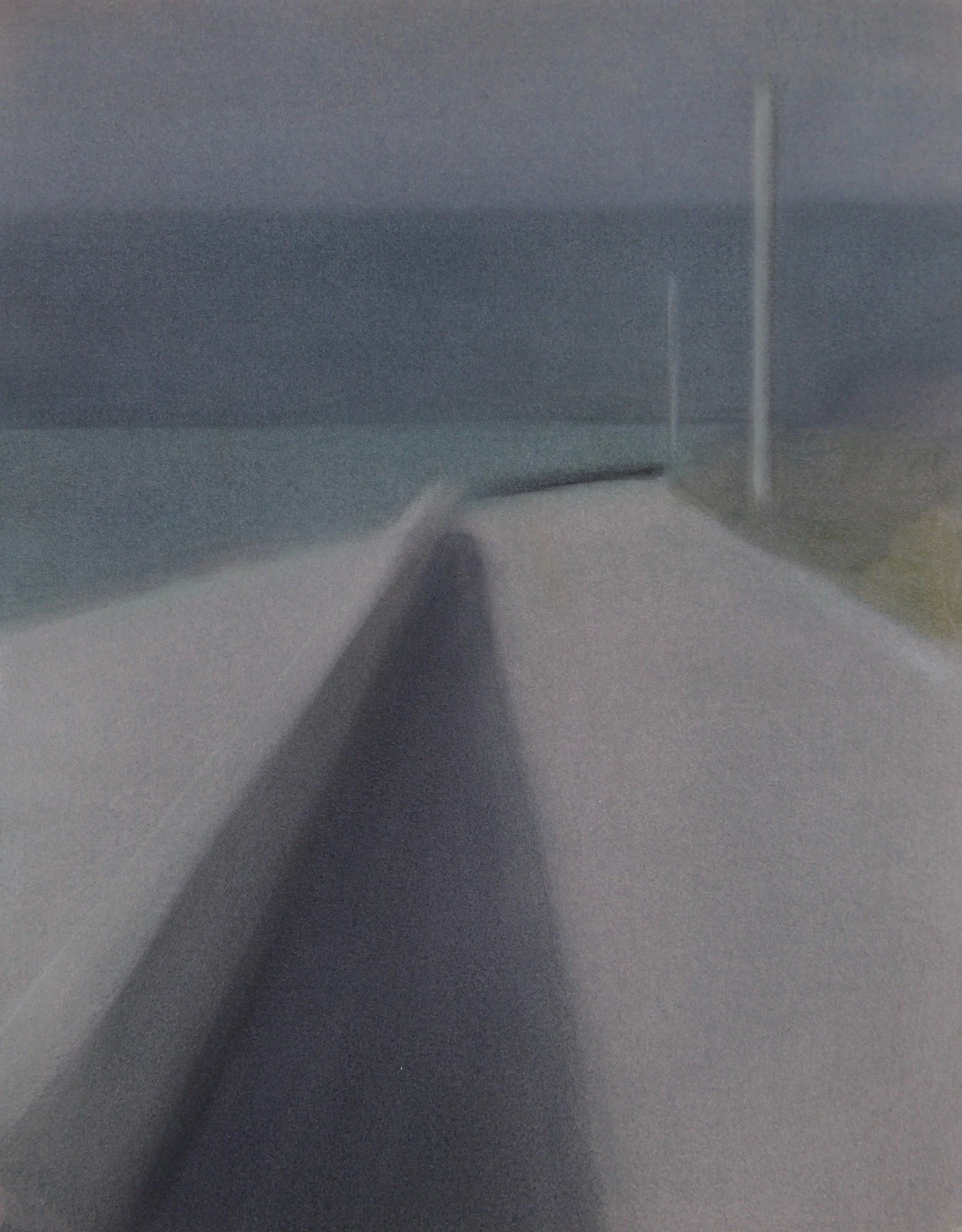 Before The Rain, Oil on Arches Oil Paper. 45.5 x 37.5cm, 2025-26