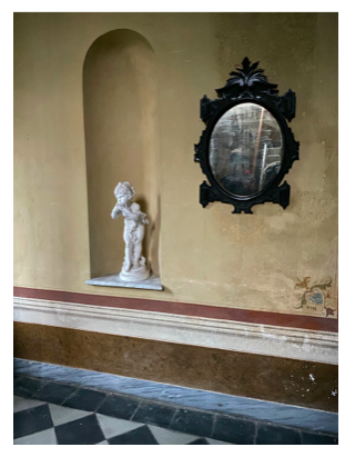 The villa houses a variety of design styles