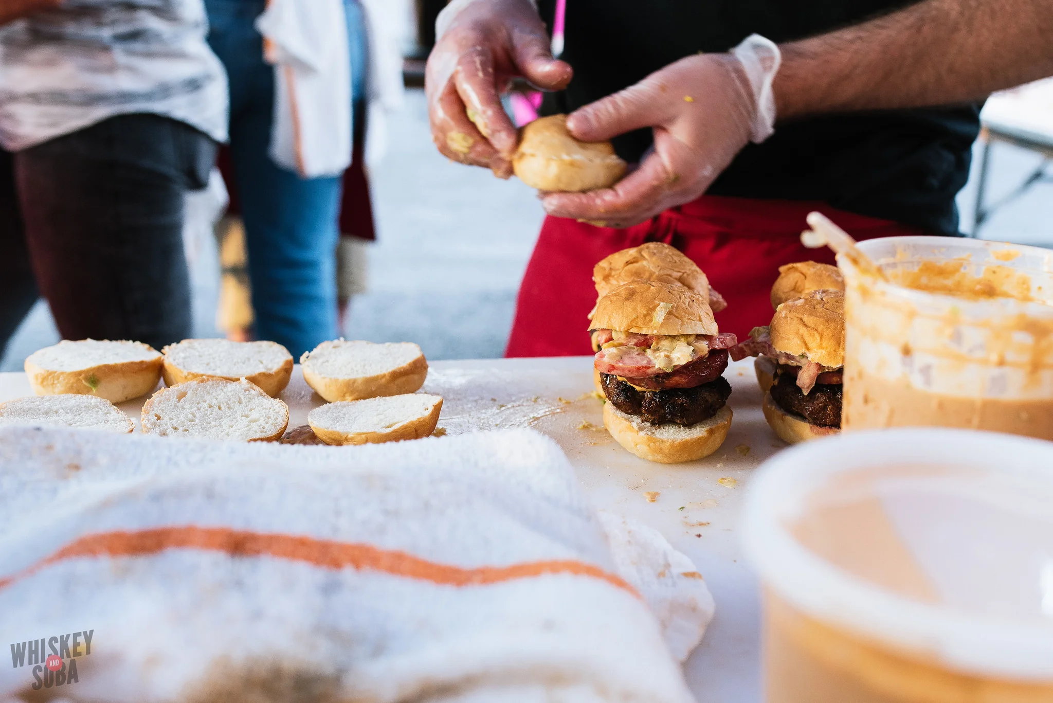 Bolyard's Burger Battle Andrew Jennrich's burger