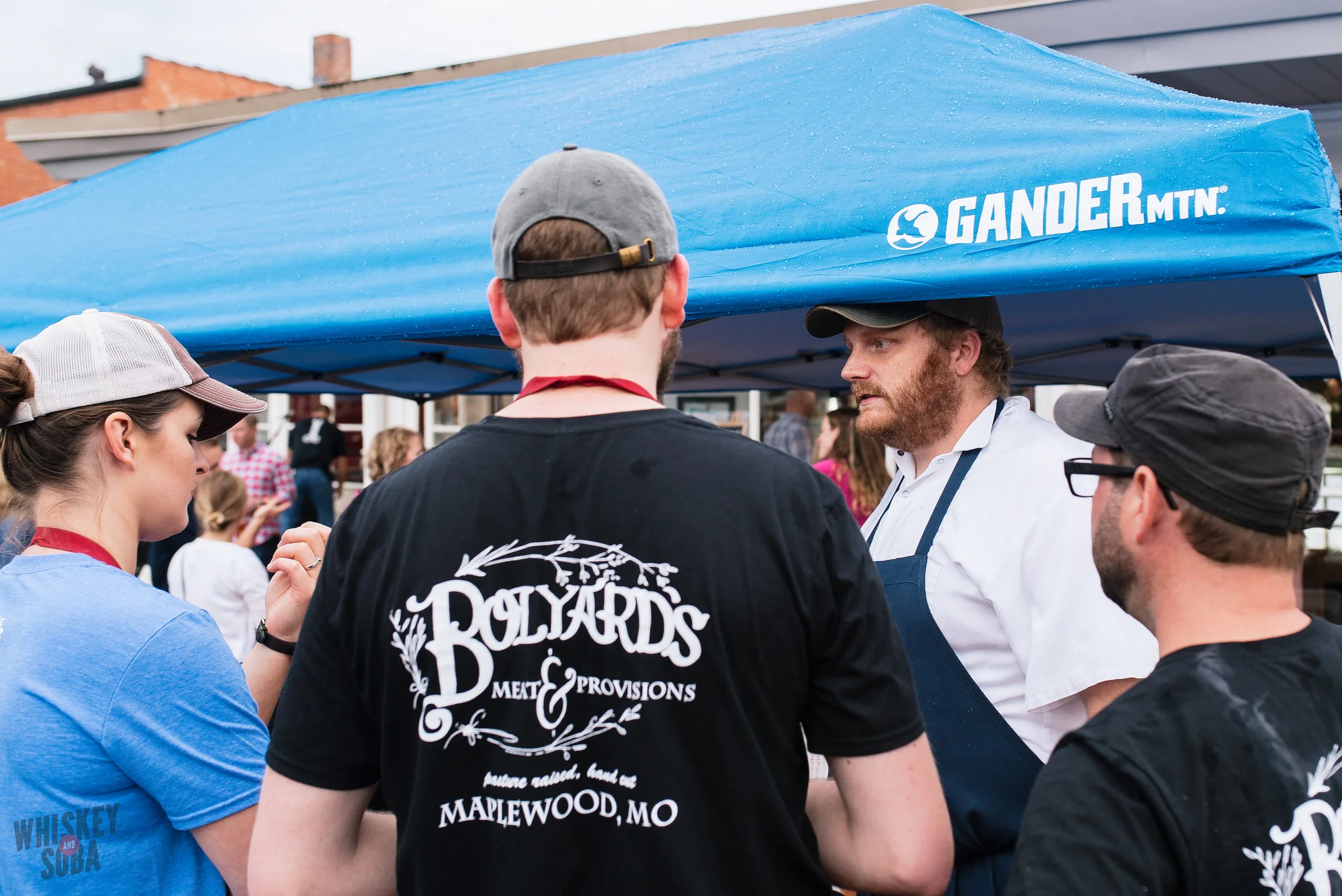 Bolyard's Burger Battle Chef Nick blue
