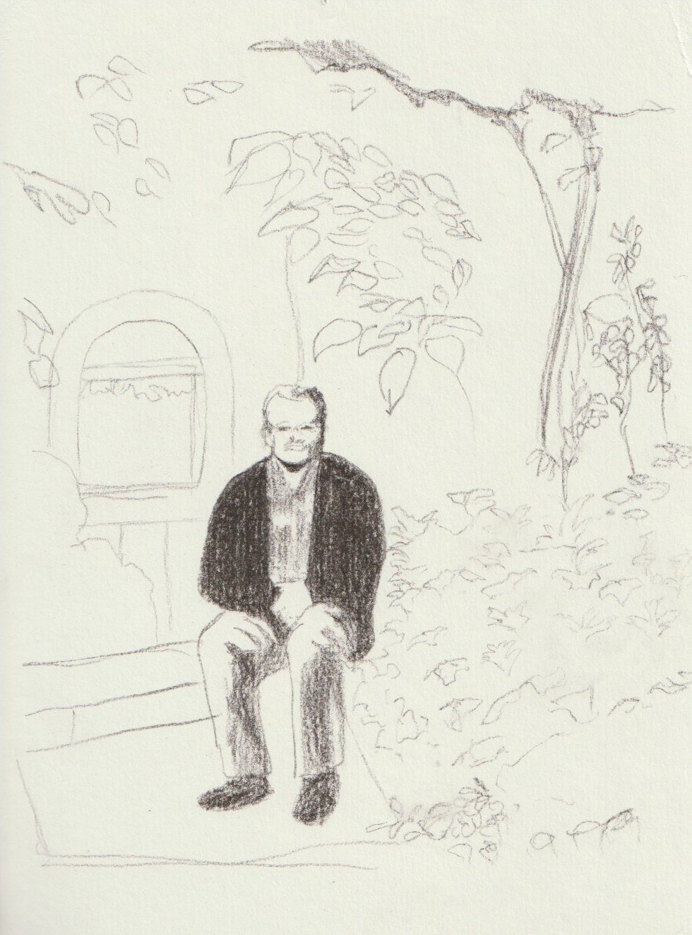 'Abuelo en su jardín' ('Grandfather in his garden')