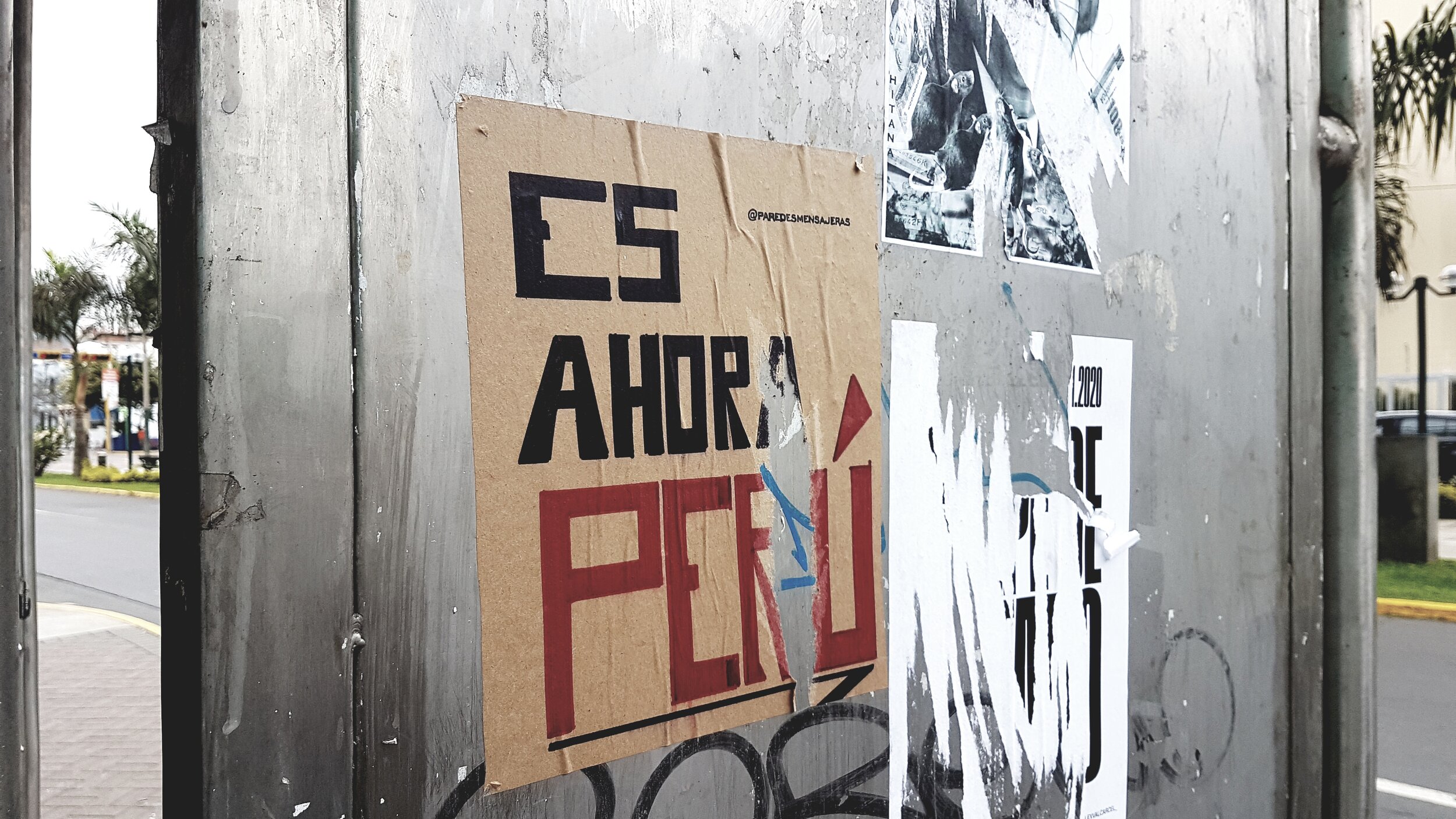  Messenger wall ‘Es Ahora’ by Paredes Mensajeras (IG: @paredesmensajeras) ©Archivo Artivista Peruano 