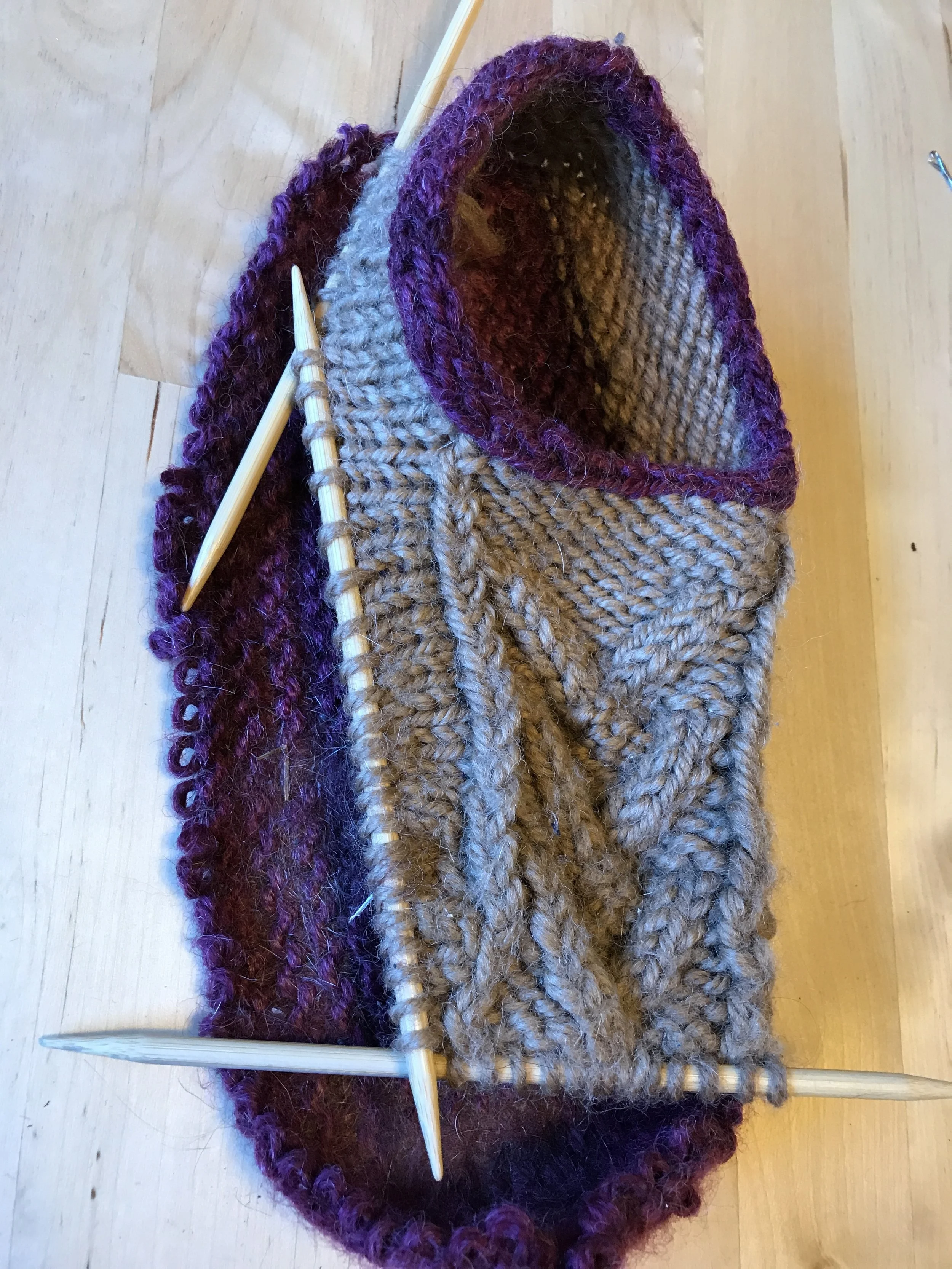 Mend it March!  My Project: Resole the House Moccasin