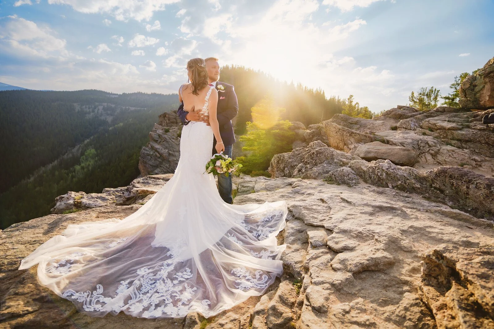 Wedding elopement at Juniper Pass in Colorado