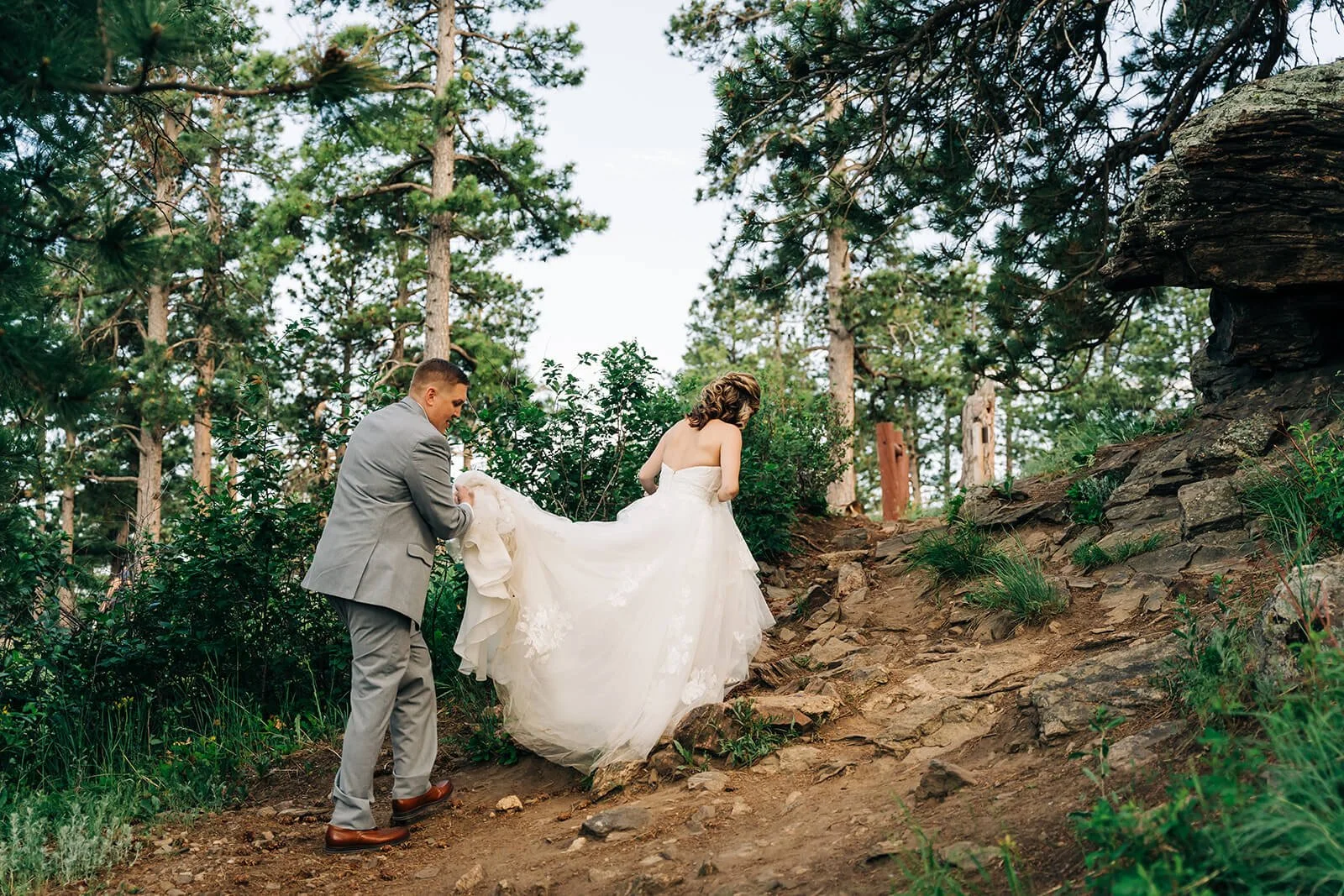 colorado elopement at 3m curve in rocky mountain national park