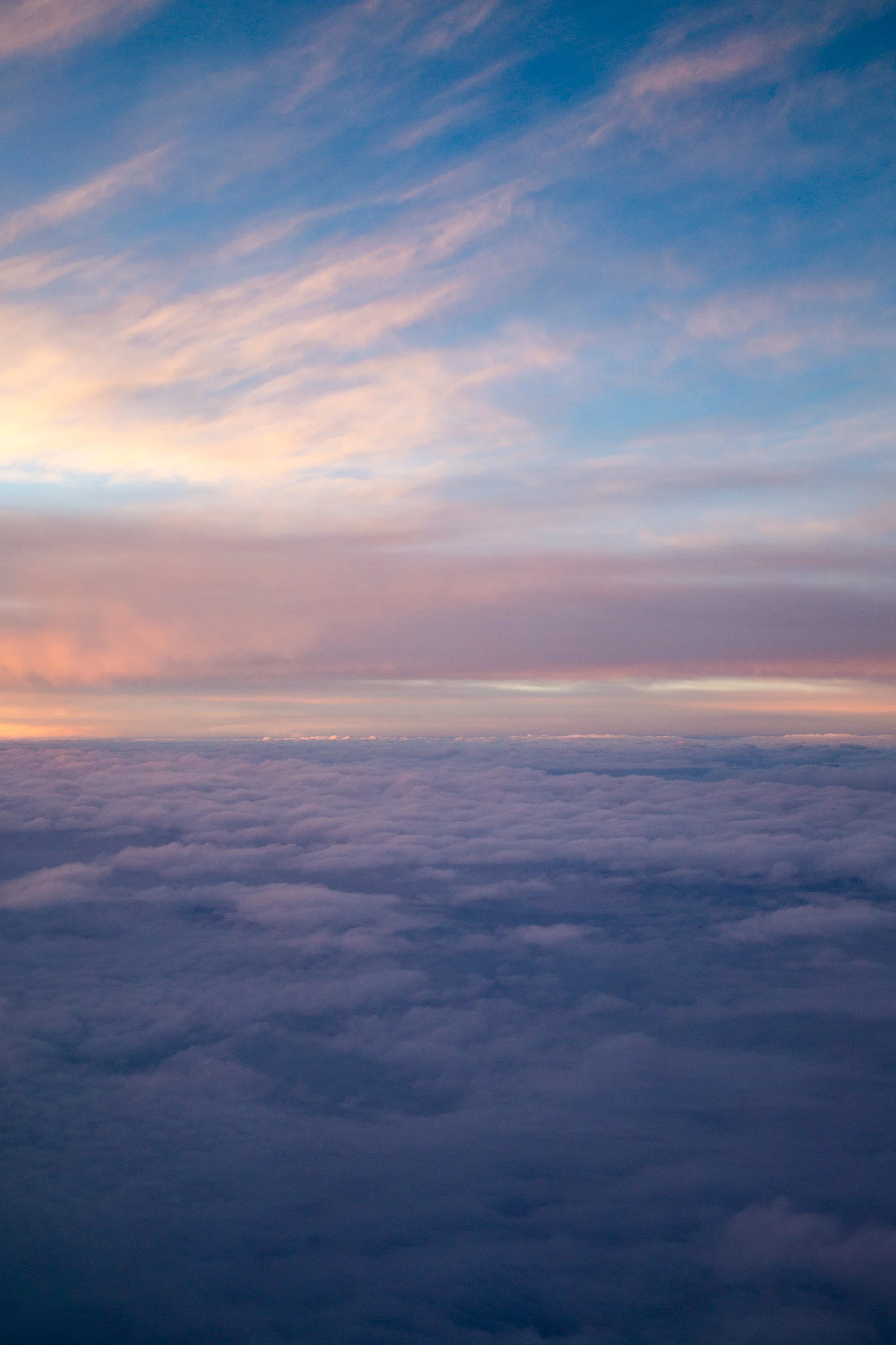 Sunset at 30,000 Feet