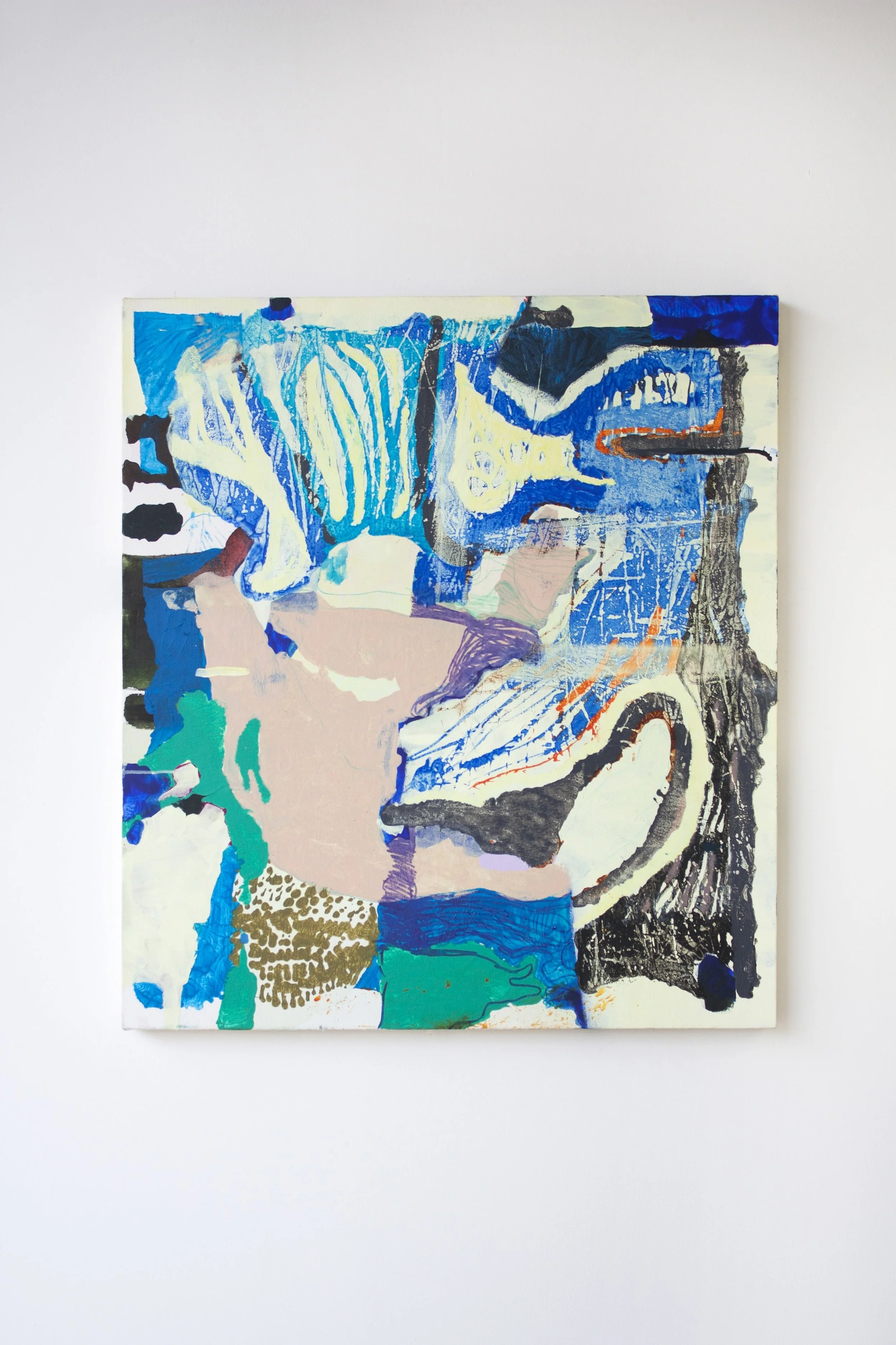 Gold dots and Blue Squigling