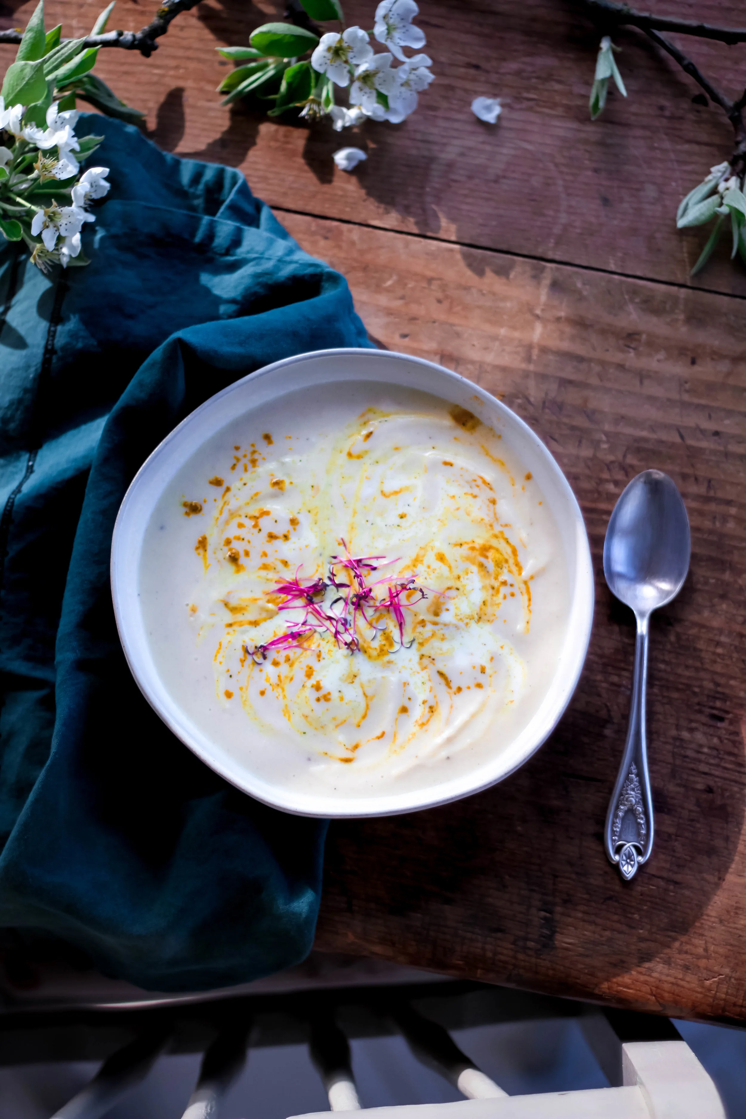 Creamy Cauliflower &amp; Celery Root Soup